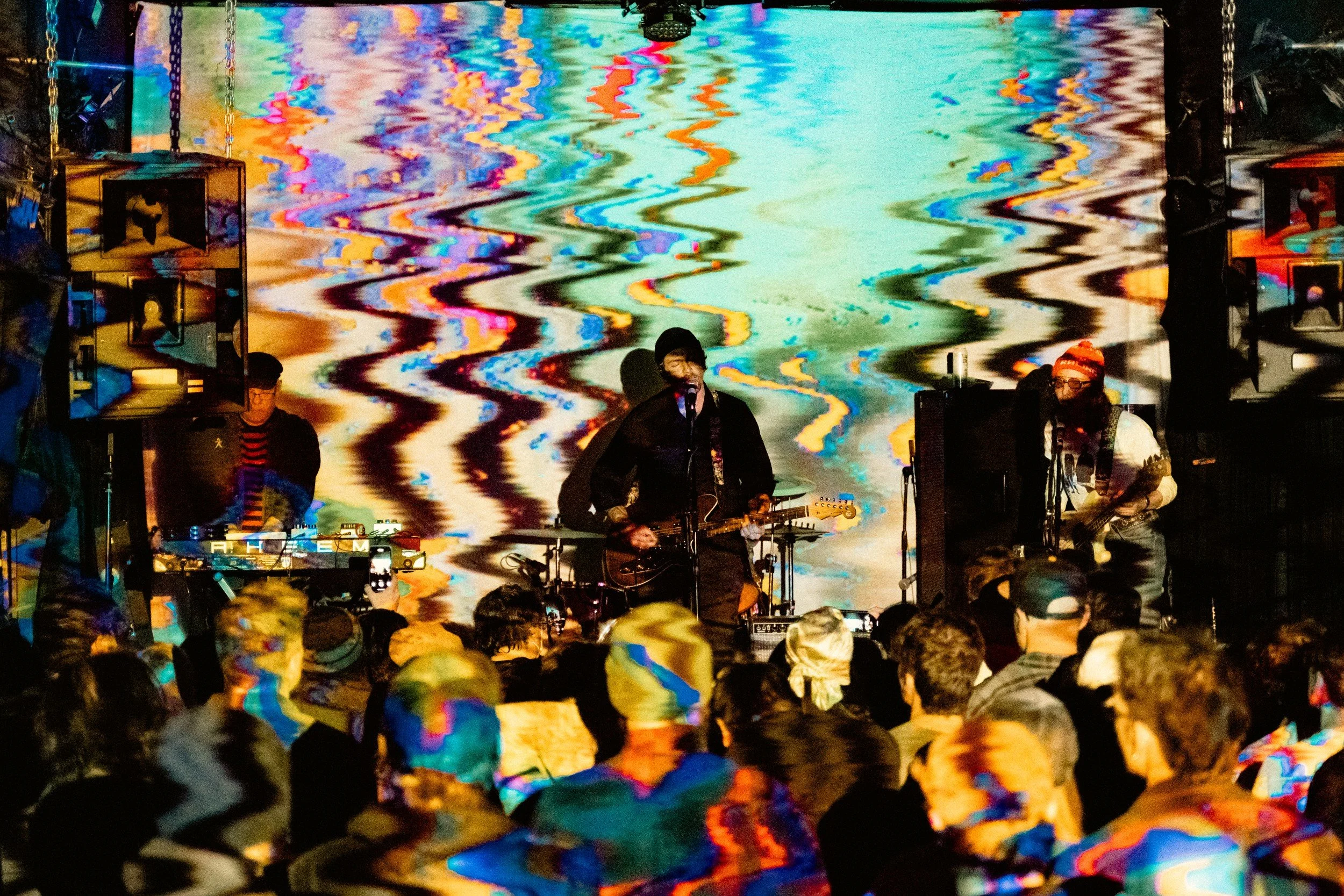 Wave Decay performing live at the Hi-Dive lit by Cosmic Dommy lighting designer - archival fine art print  by Photon Obscura