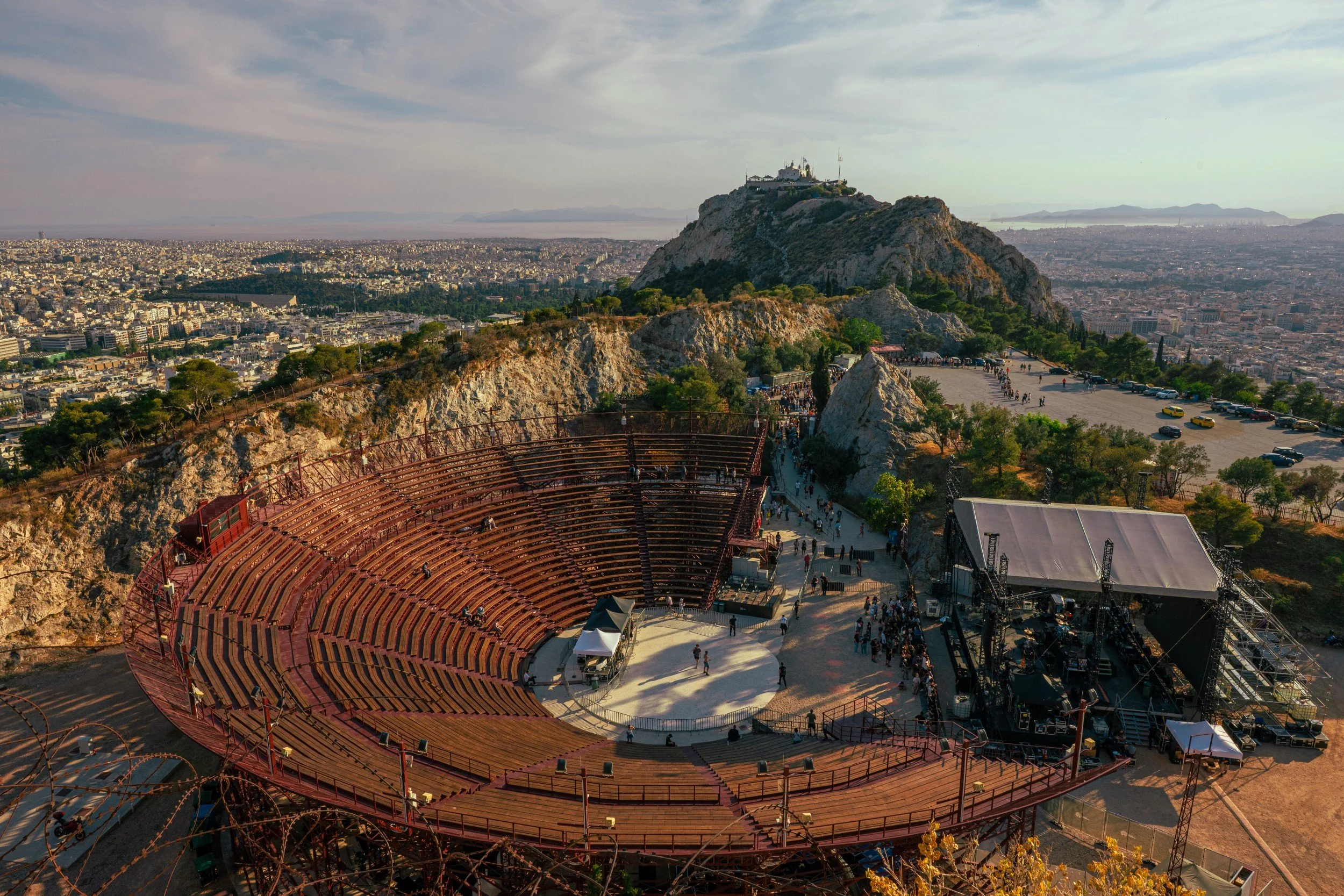 Lycabettus Hill Theater in Athens, Greece - archival fine art print by Photon Obscura