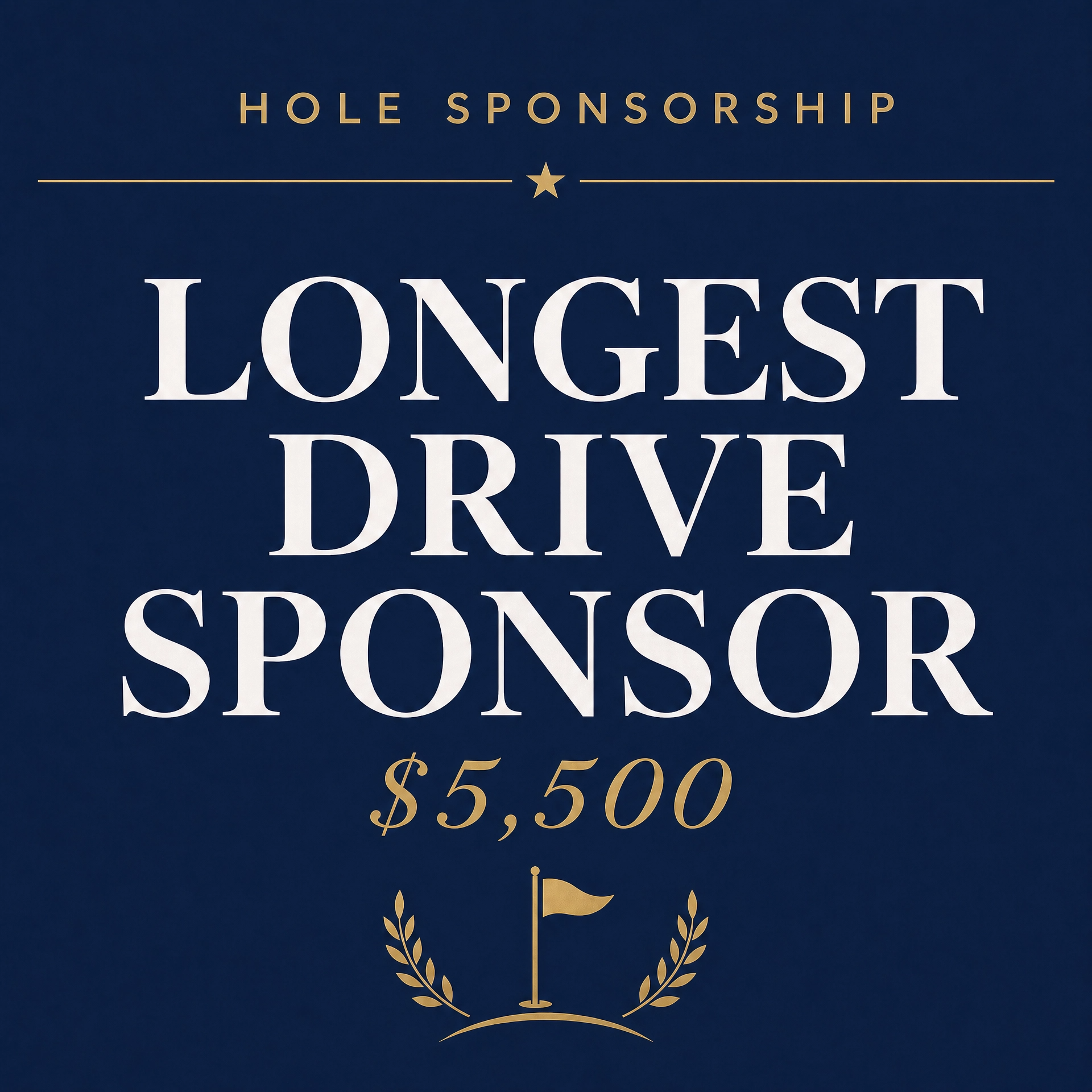 Longest Drive Sponsor