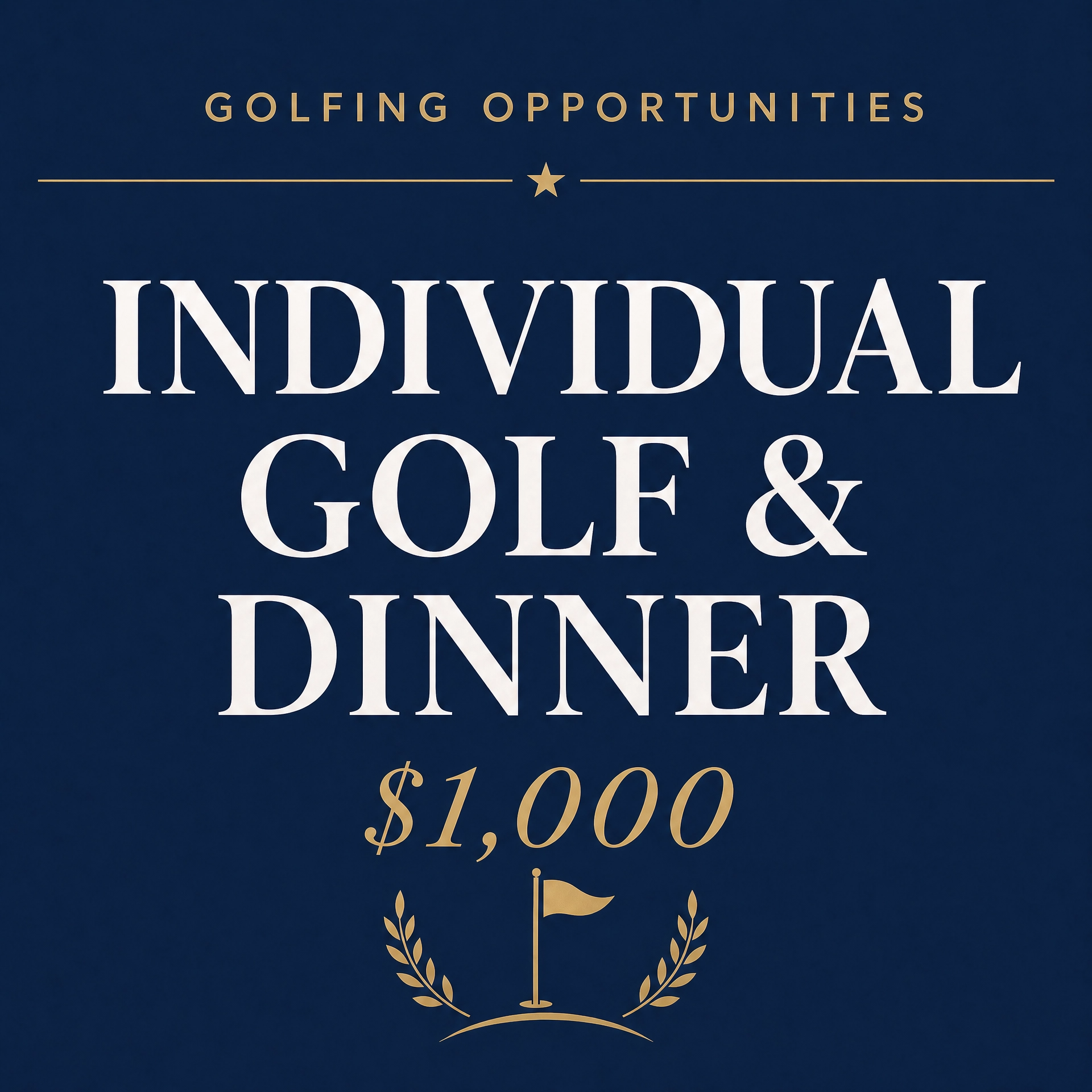 Individual Golf & Dinner