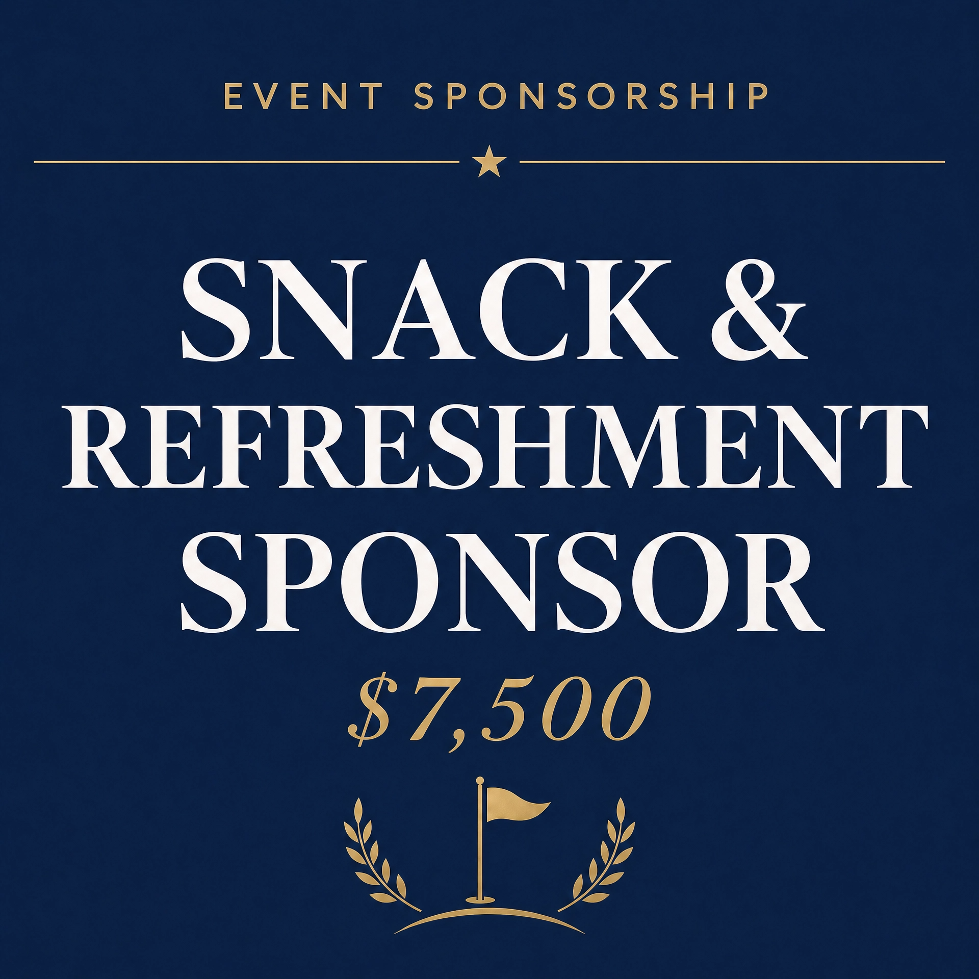 Snack & Refreshment Sponsor
