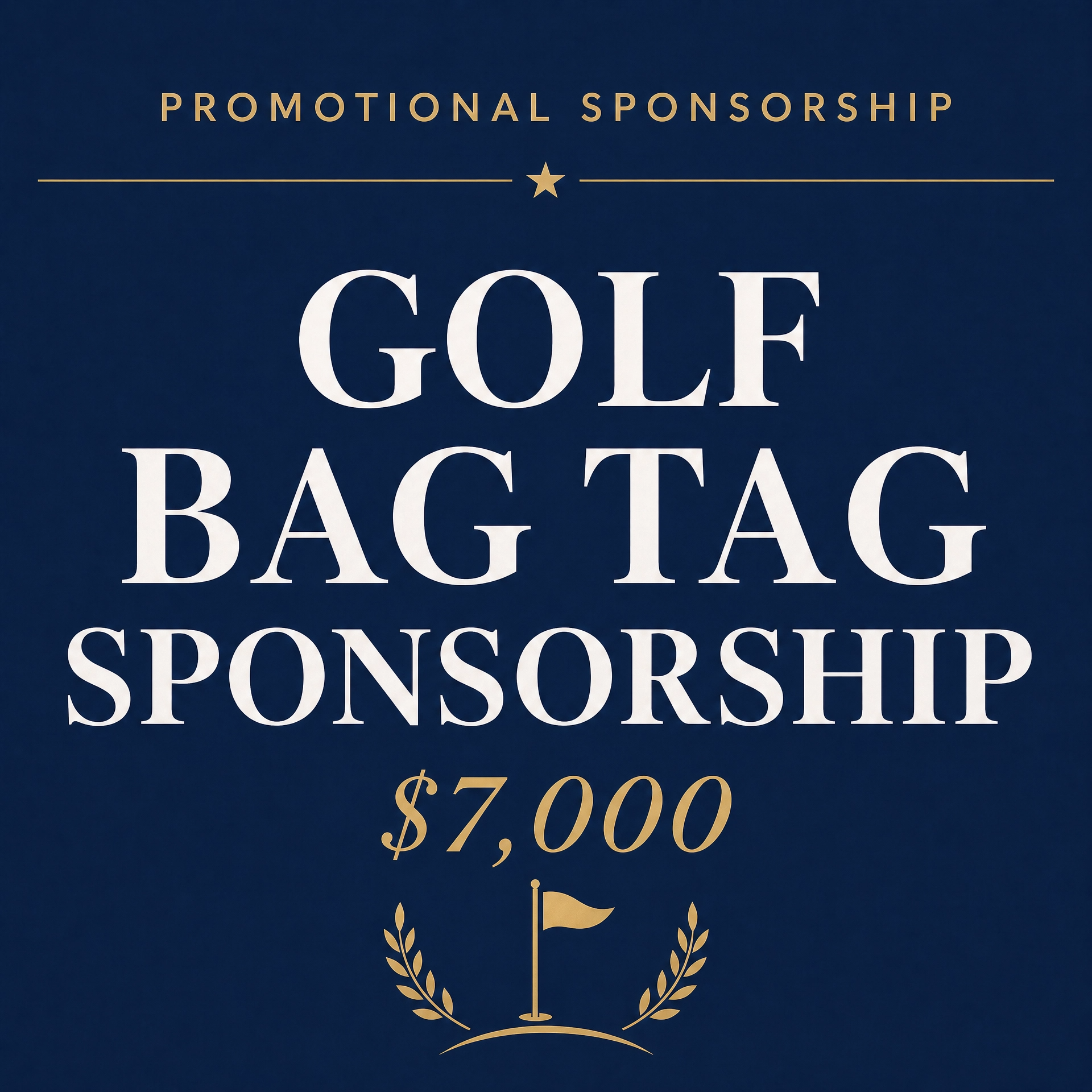 Golf Bag Tag Sponsorship