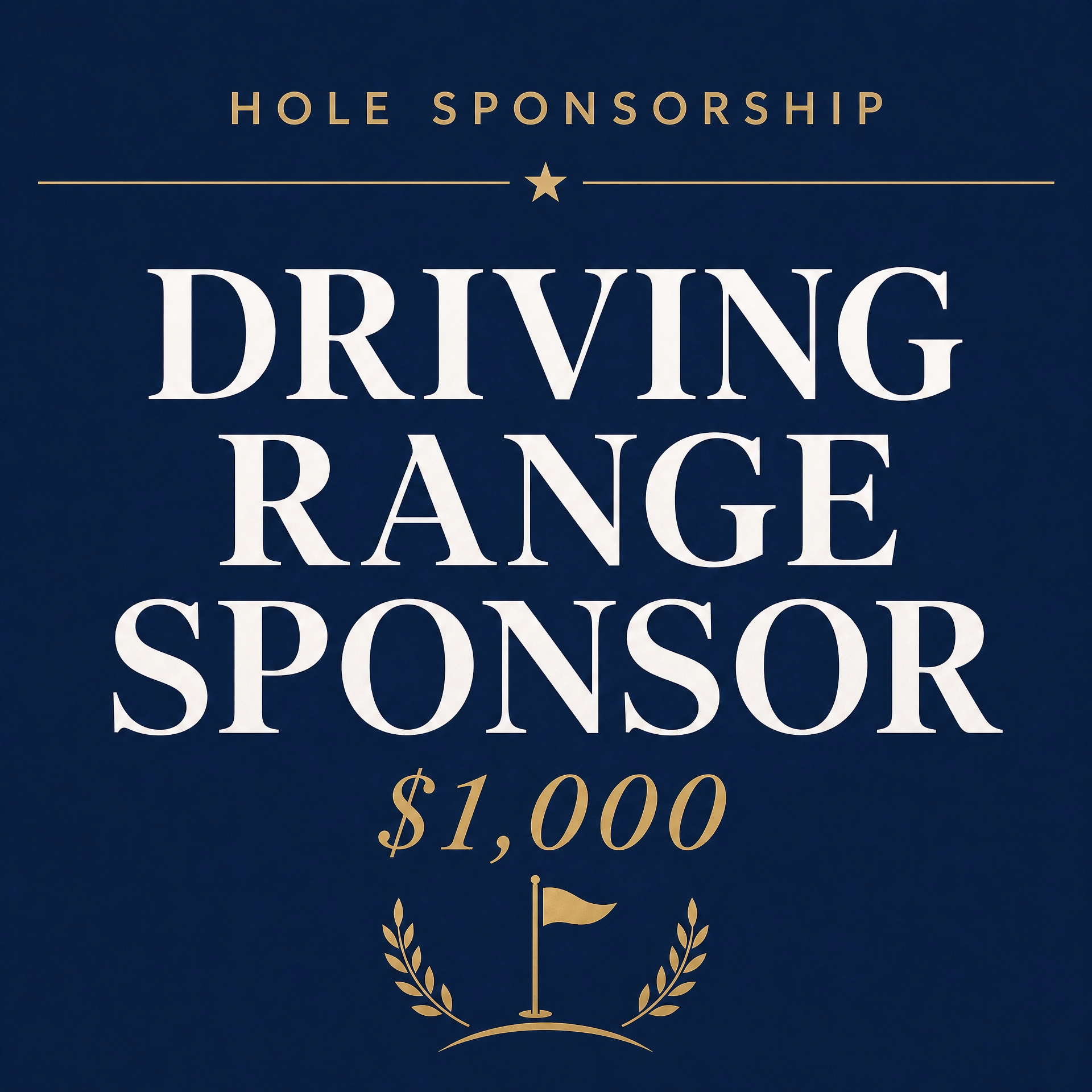 Driving Range Sponsor