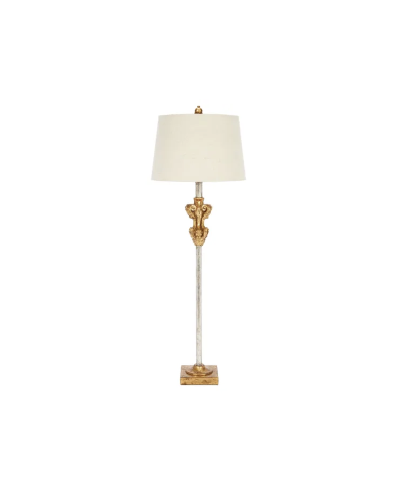 Gold & Silver Buffet Lamp