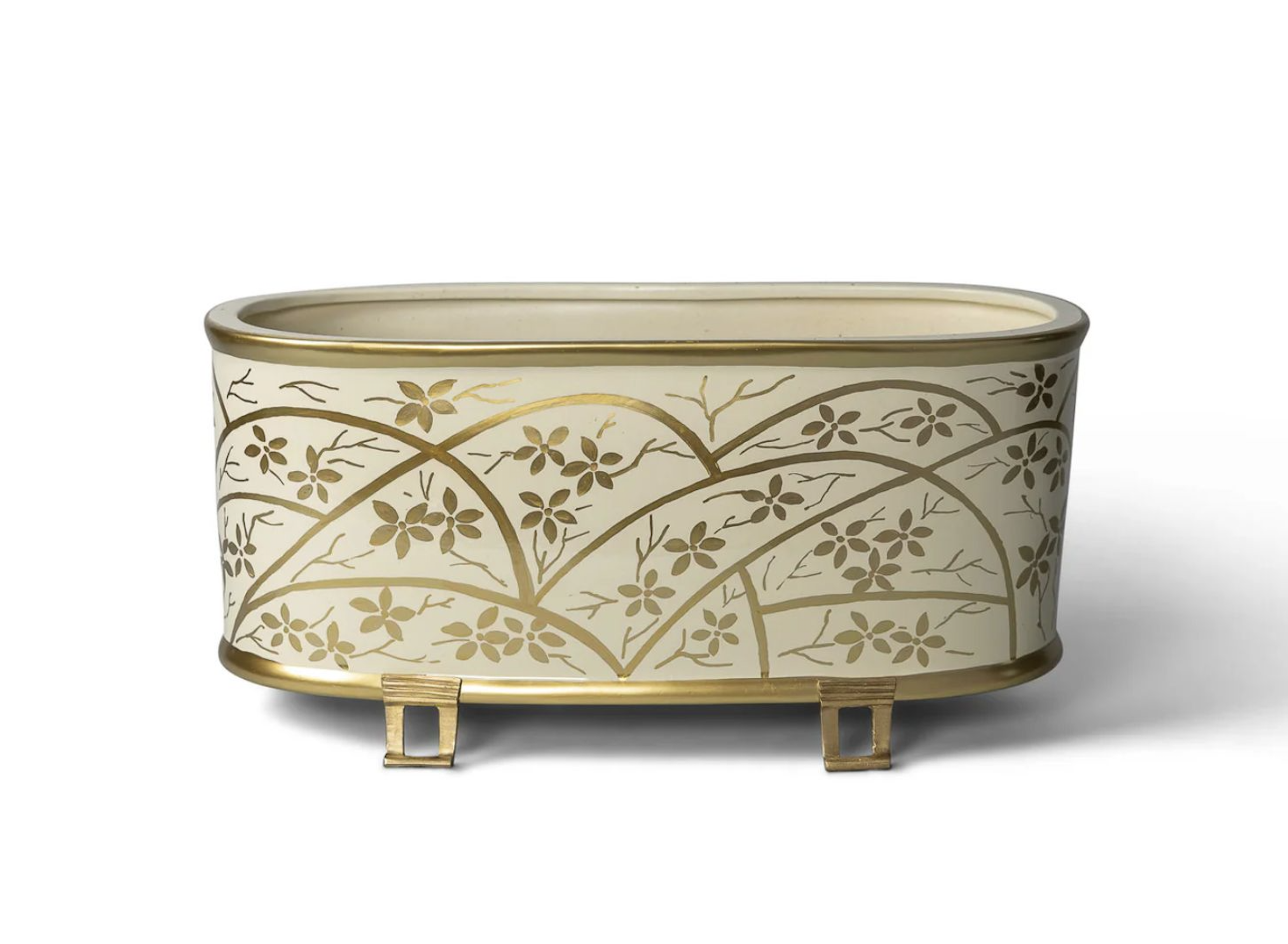 Gilded Arbor Oval Planter