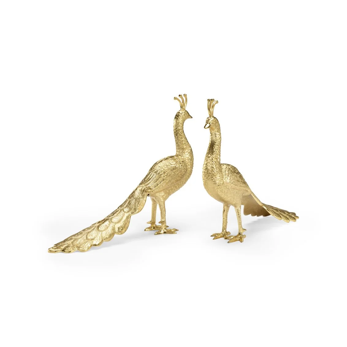Brass Peacocks