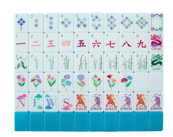 Celestial Mahjong Tiles  with 166 tiles and bag (No Racks)