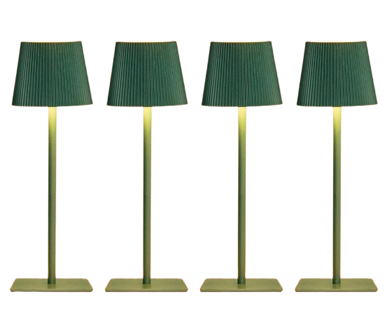 Cordless rechargeable lamp, 2 pack portable (multiple color options)