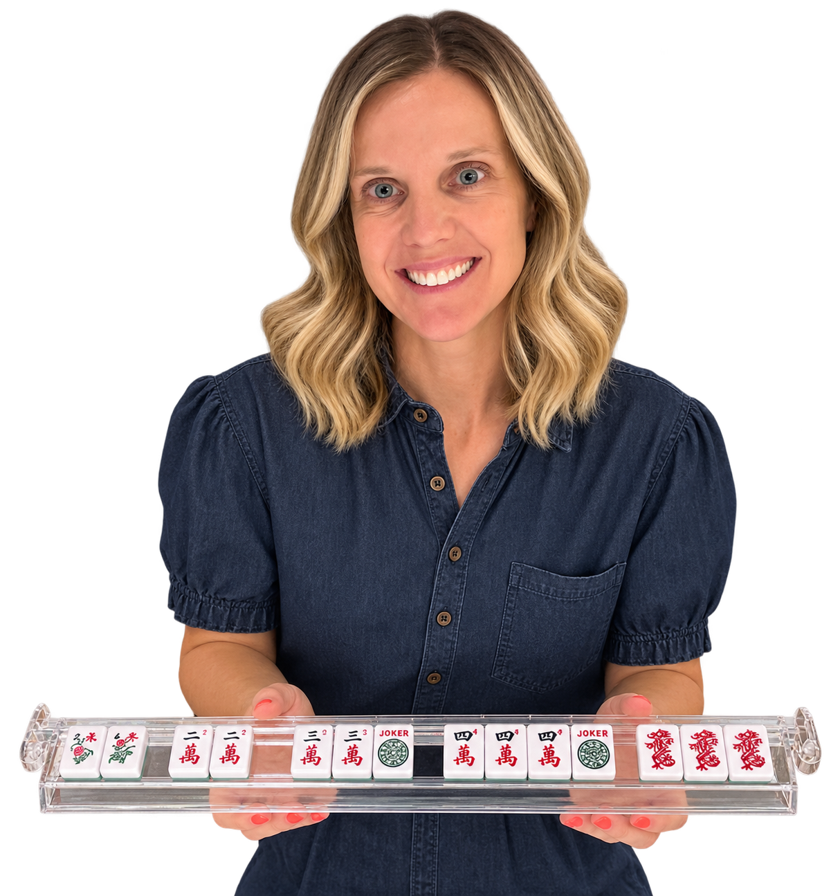 Courtney, founder of Evergreen Mahjong Collective in Colorado