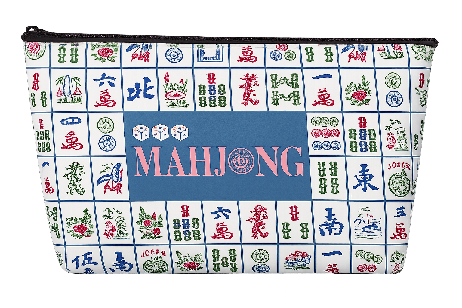 Mahjong tiles bag (multiple color options)