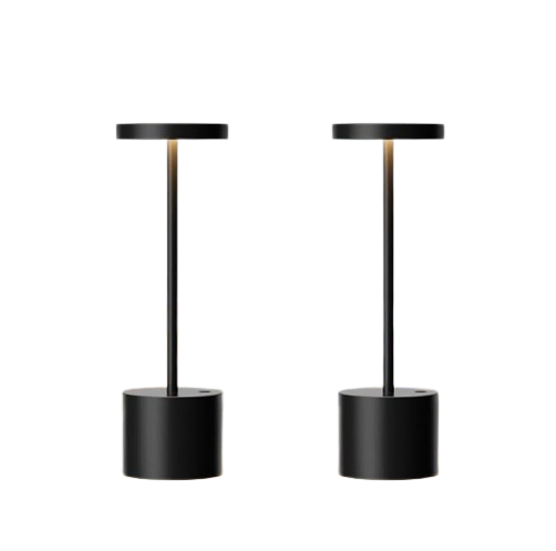 Cordless rechargeable lamp, 2 pack portable (multiple color options)