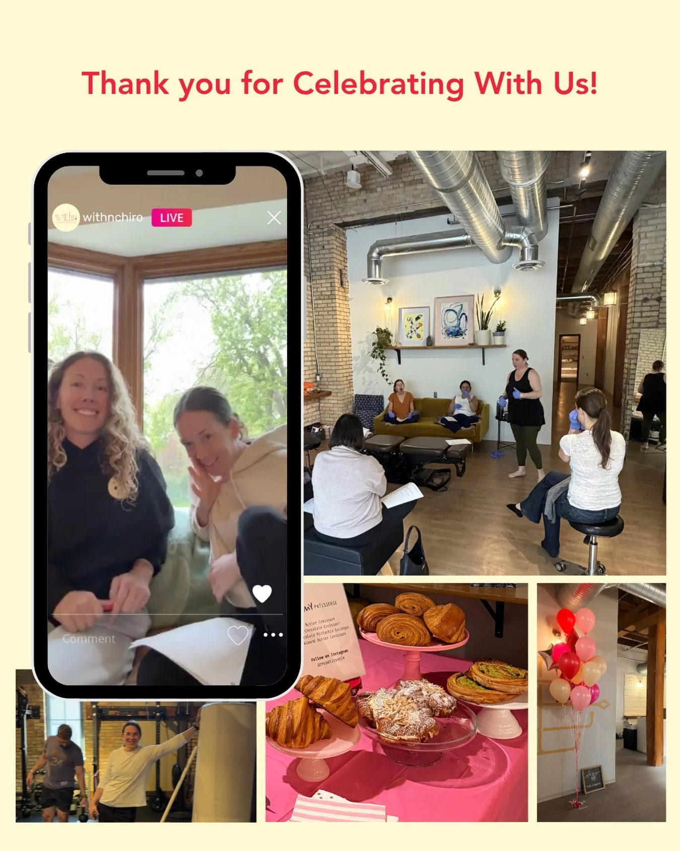 We had a great time celebrating with all of you last month for our brand-release. We are thrilled to continue to partner with you - at Withn ✨
.
.
.
.
.
#womenowned #queerowned #northloop #mspchiro #femalechiropractor