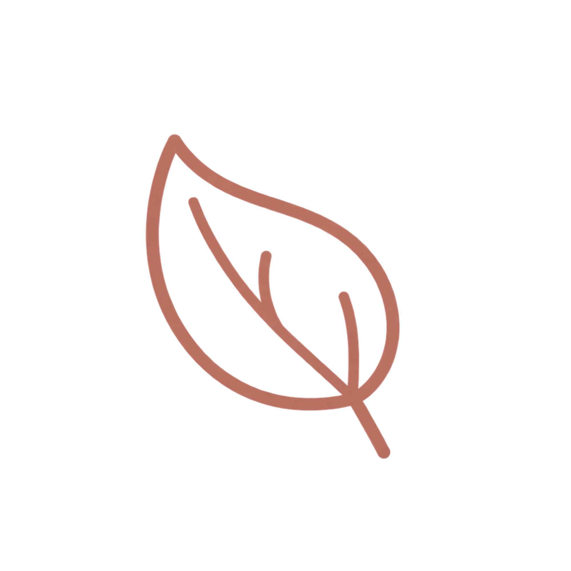 Icon of a leaf. Fresh food made weekly.