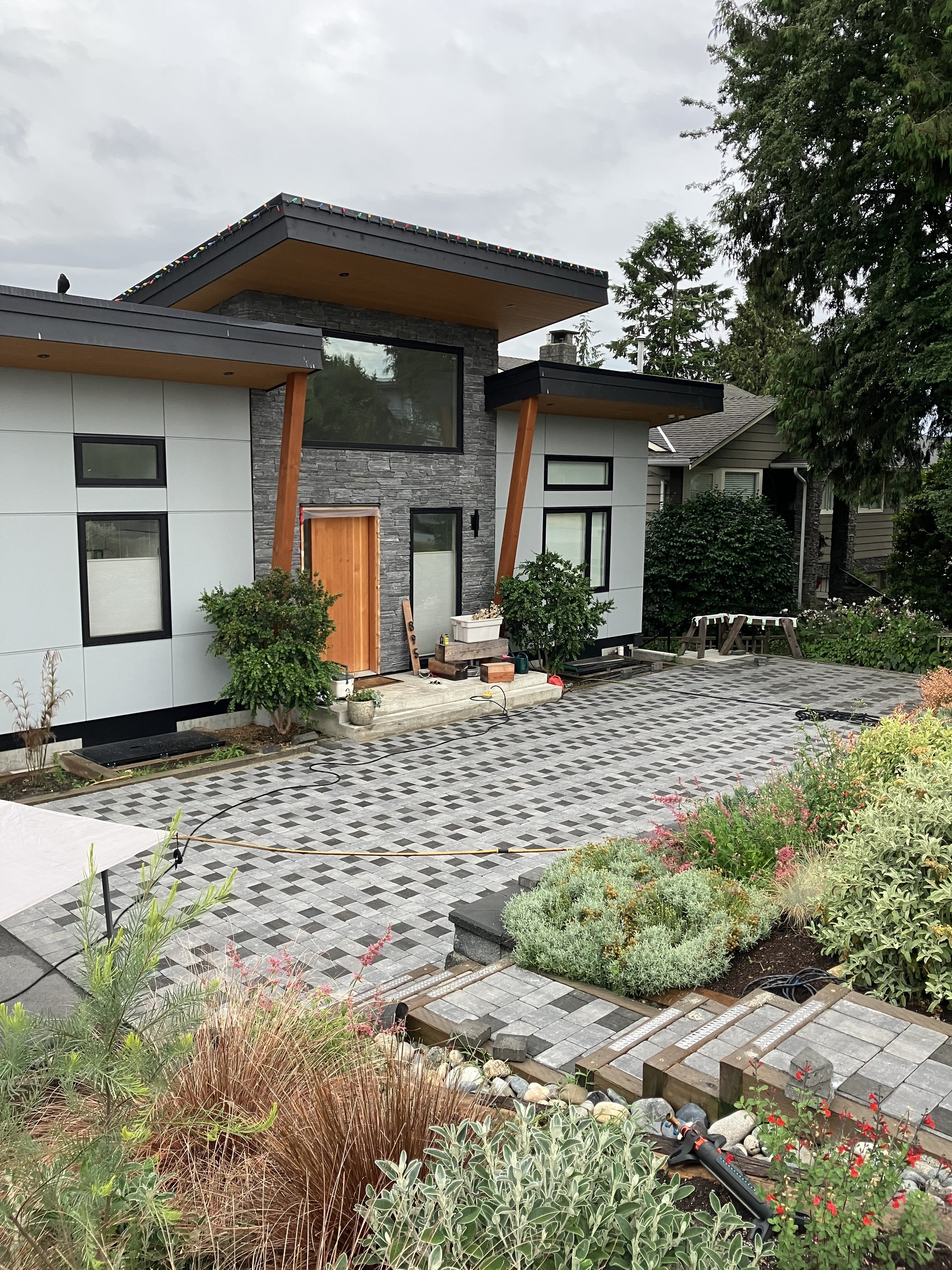 Completed home renovation at 895 Calverhall Street, North Vancouver, featuring modern interior design, open-concept living spaces, and high-quality contractor workmanship