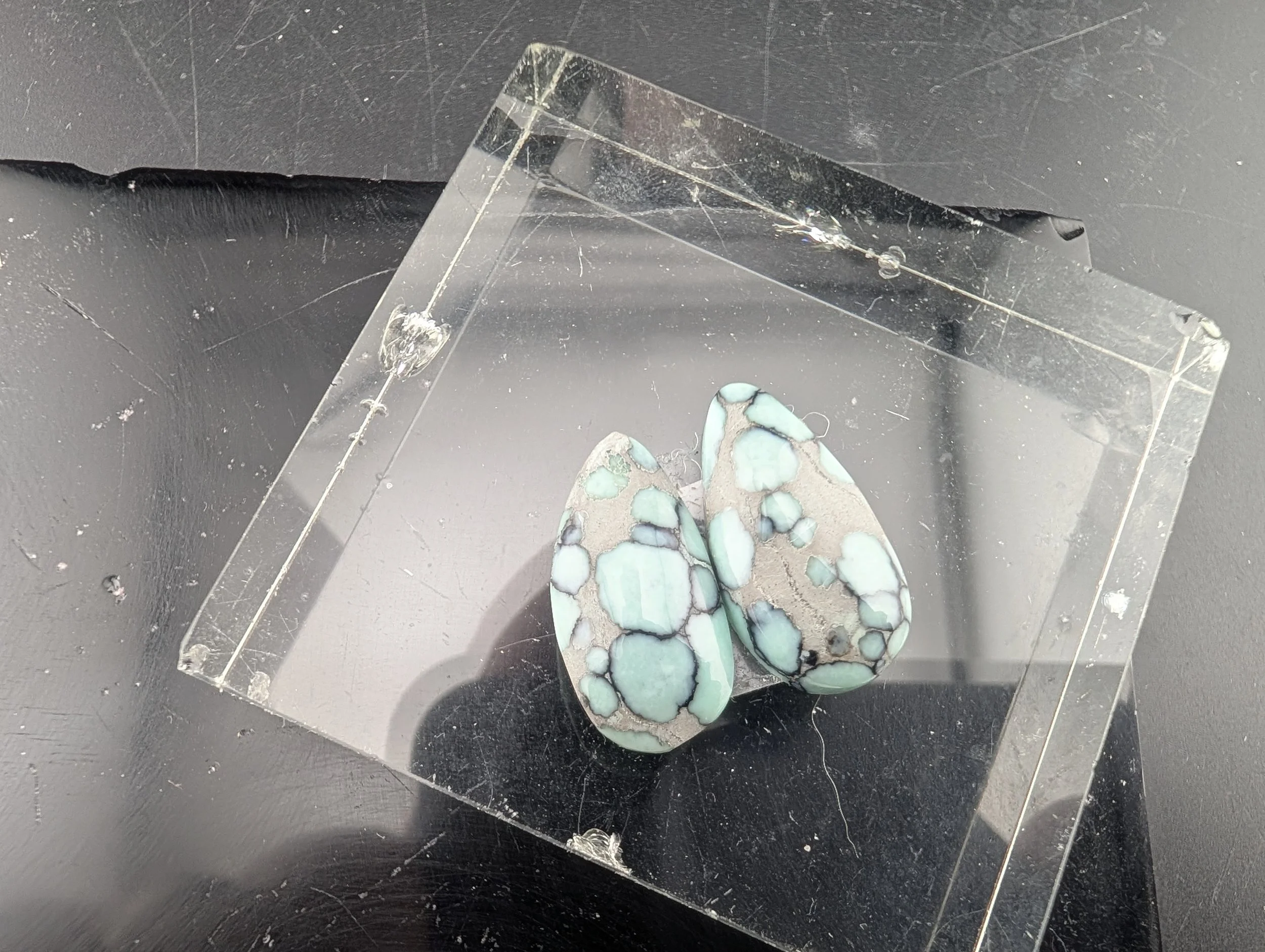 Desert Bloom Variscite (Pair)
