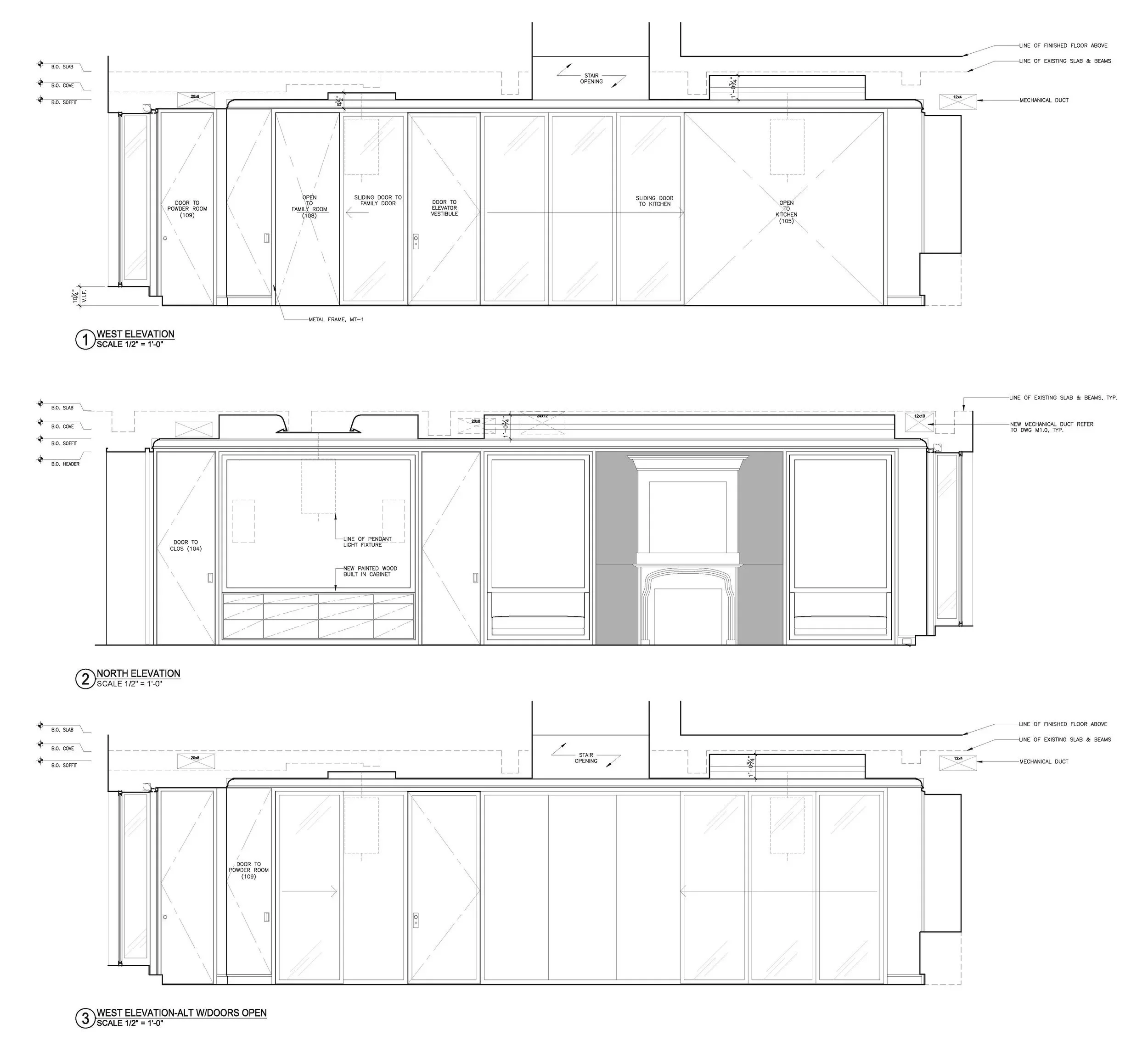 Living Room Elevations