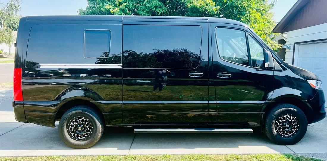 Mercedes Sprinter Van (with limo-style seating)