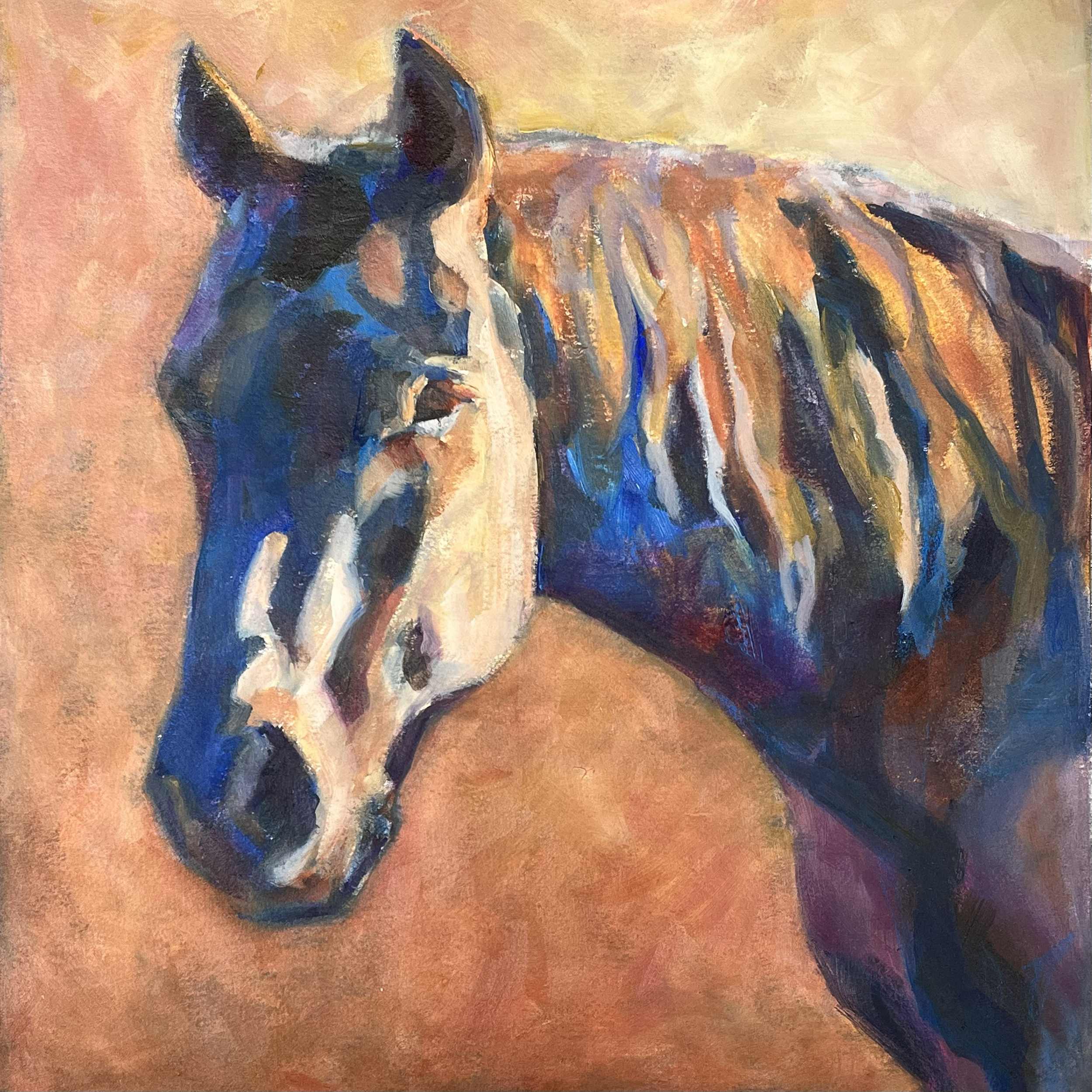  "Winter Afternoon Light"  
12" x 13" 
Oil on 100% Cotton Paper
