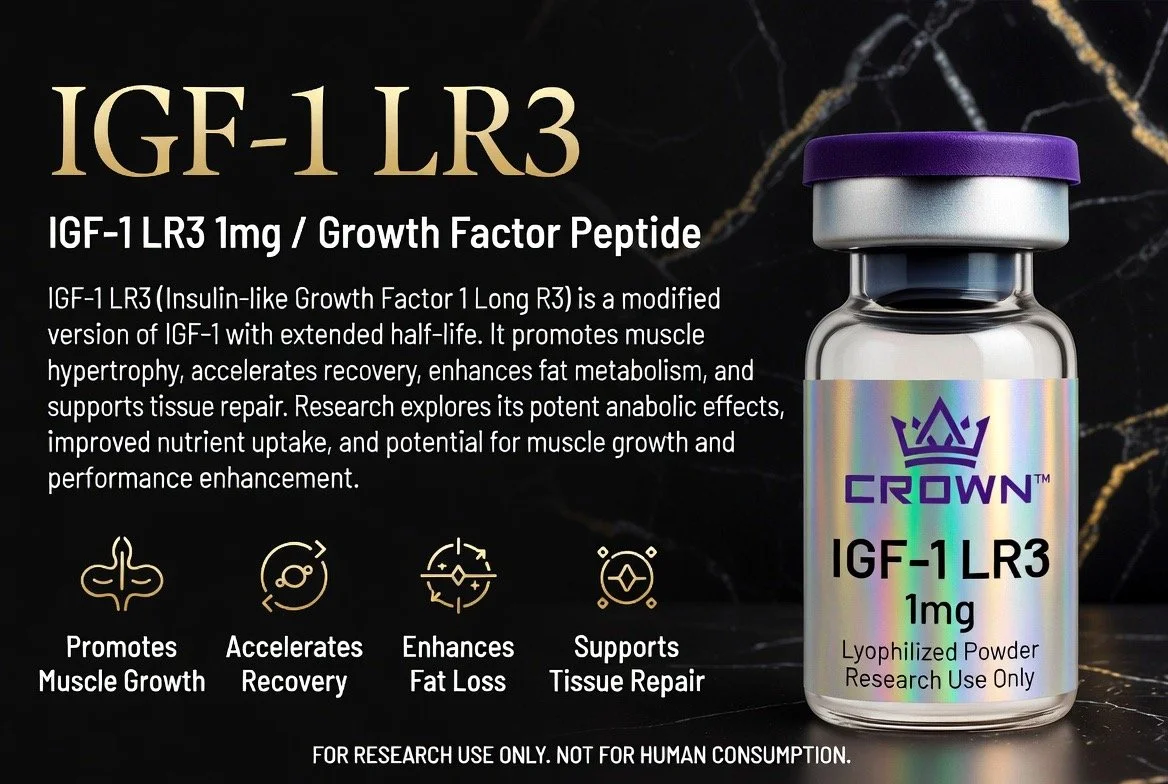 IGF-1 LR3 1mg Growth Factor Peptide 1MG