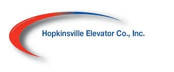 Hopkinsville Elevator Co., Inc. logo with a red and blue swoosh design.