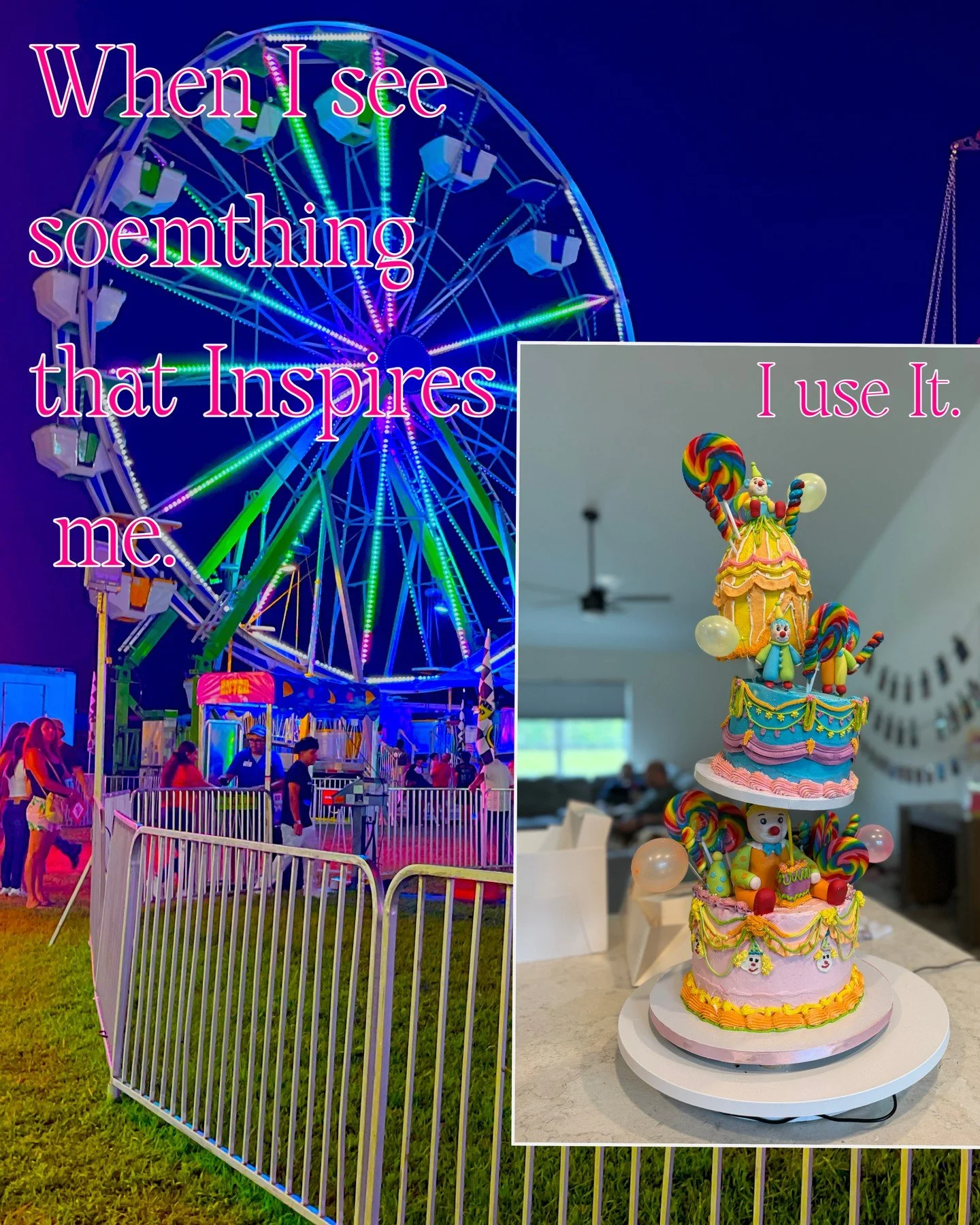 Everywhere you look there is inspiration. Colors have always drawn me in. And trying to create colors I see is something I love doing. No matter where I&rsquo;m at I see potential for something to be used as inspiration for my cakes. Sometimes the ex