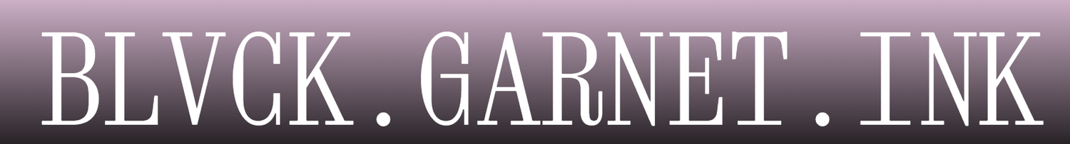 Blvck.Garnet.Ink