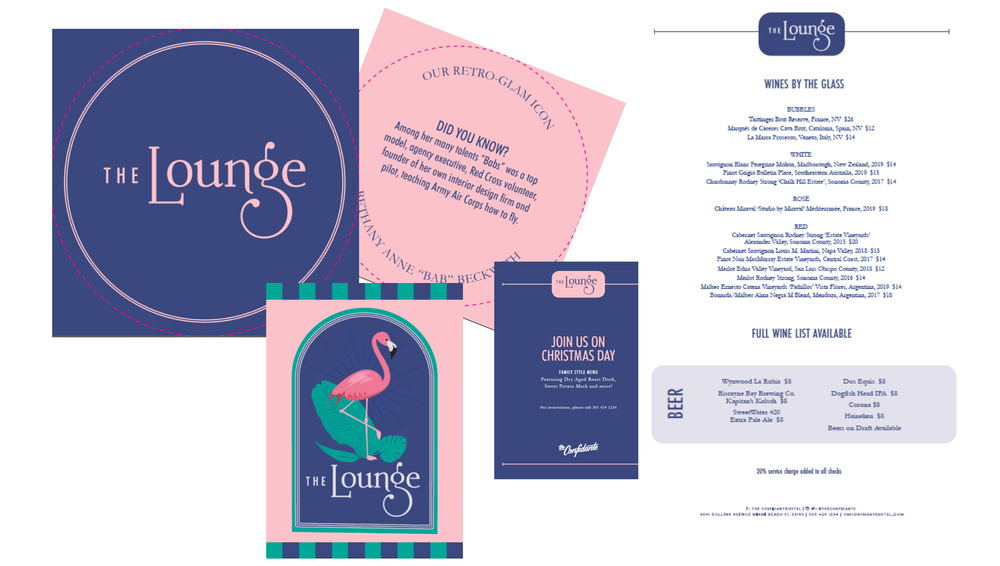 Visual Identity for Lobby Bar