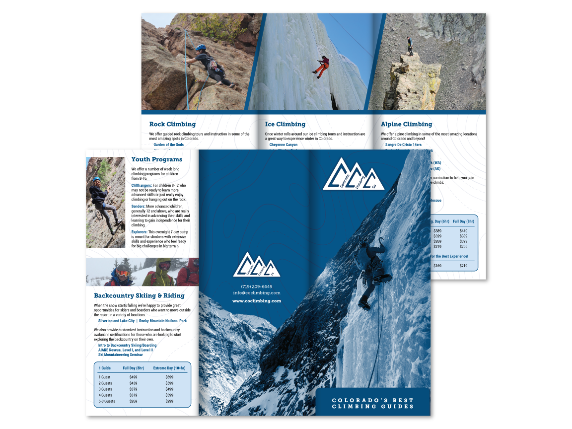 Colorado Climbing Company Brochure