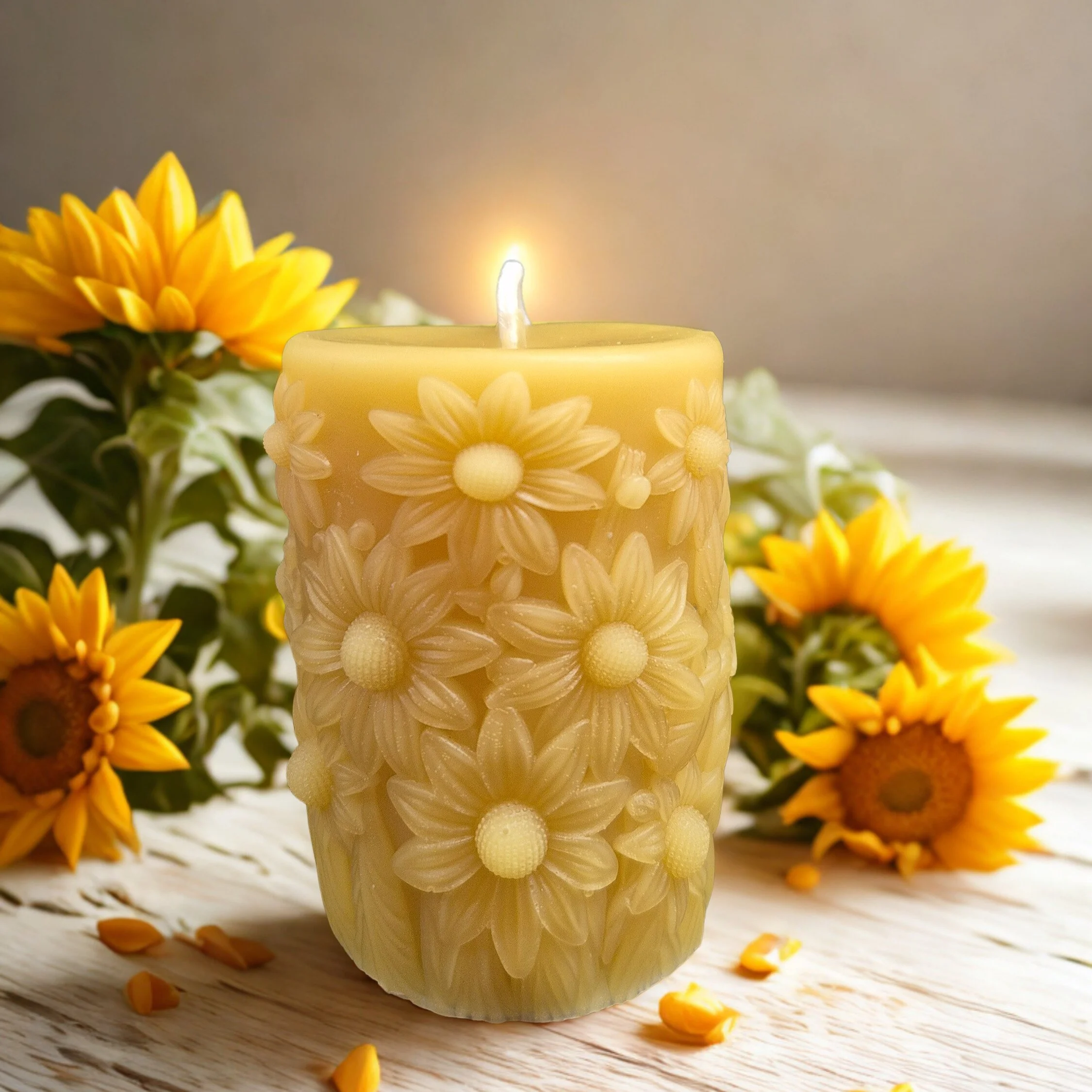 Sunflower Pillar