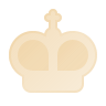 A gold icon of a queen's crown.