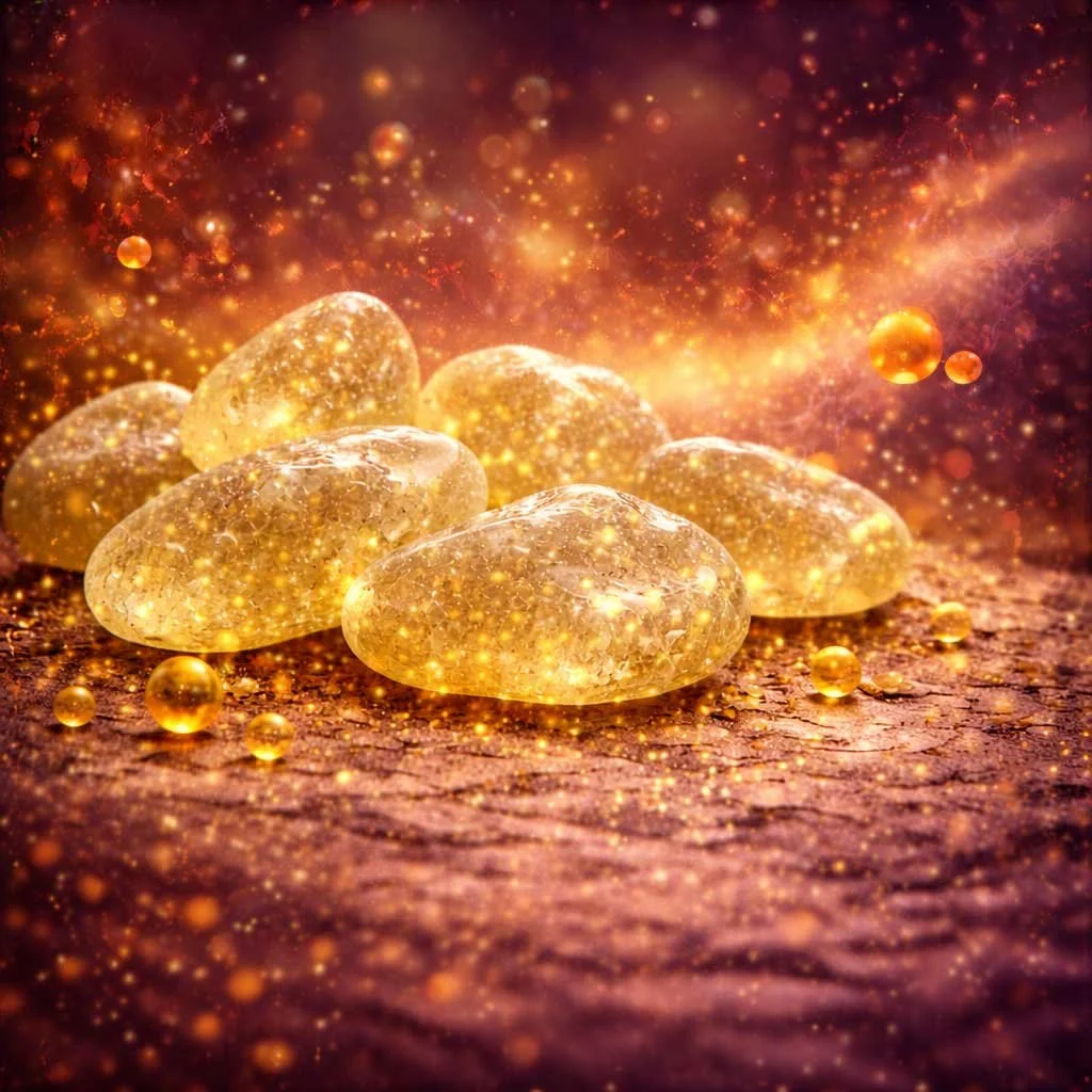 Libyan Gold Tektite Relevé