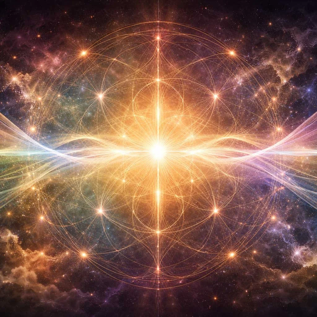 A celestial starburst representing coherance