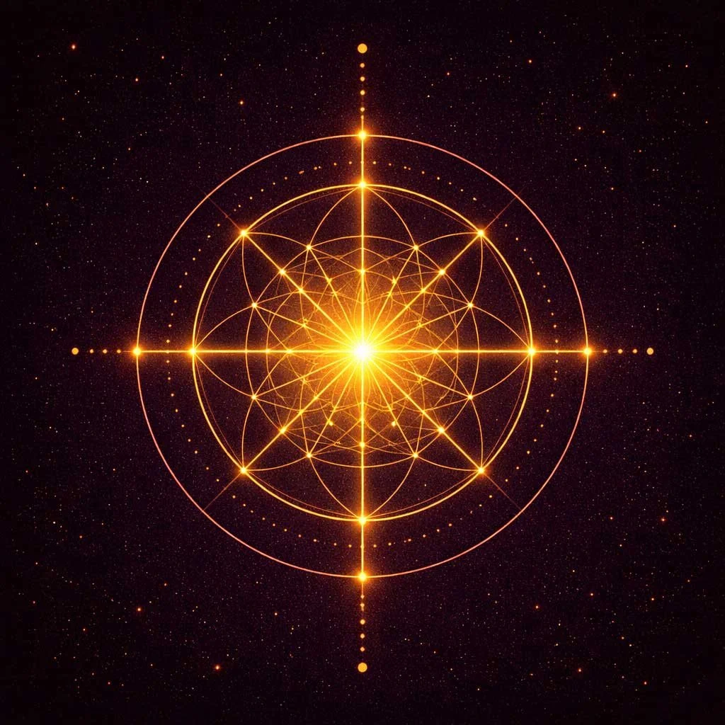 Celestial symbol for harmonic clearing