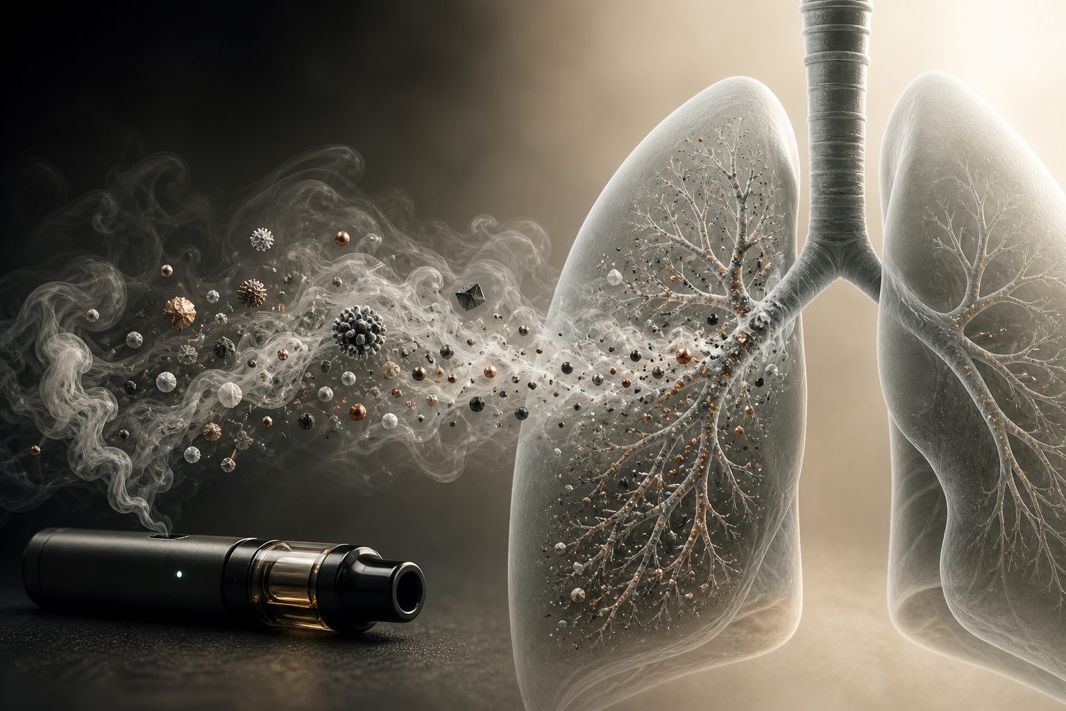 What Vaping Really Sends Into Your Lungs