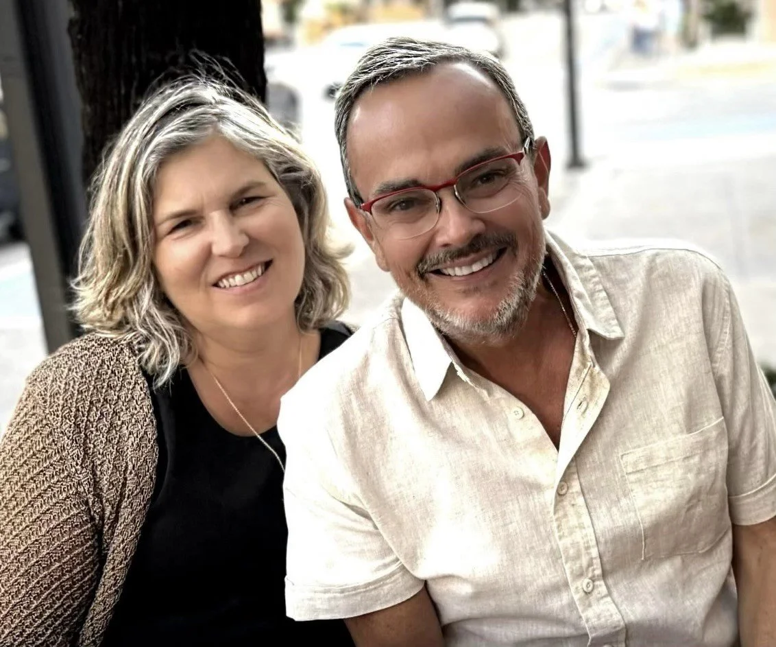 Lisa and Kevin Martin smiling together, reflecting the family story behind Our Healing Home.