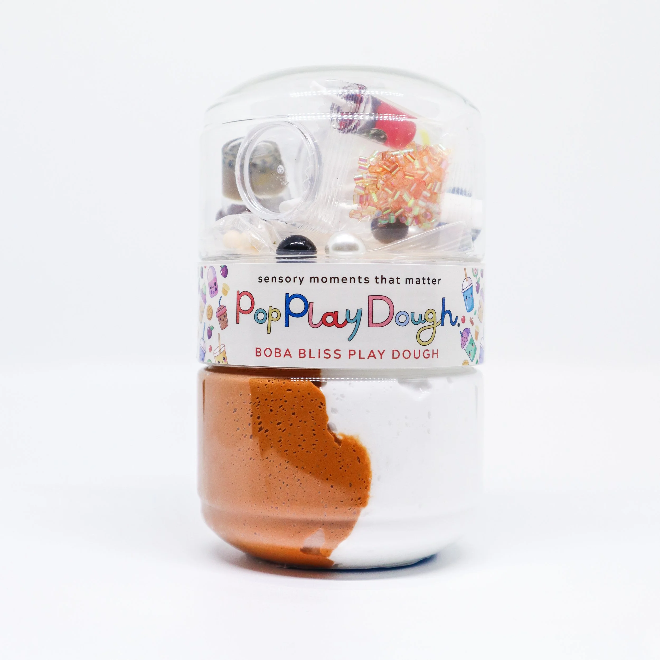 Boba Bliss Butter Play Dough - Pop Play Dough