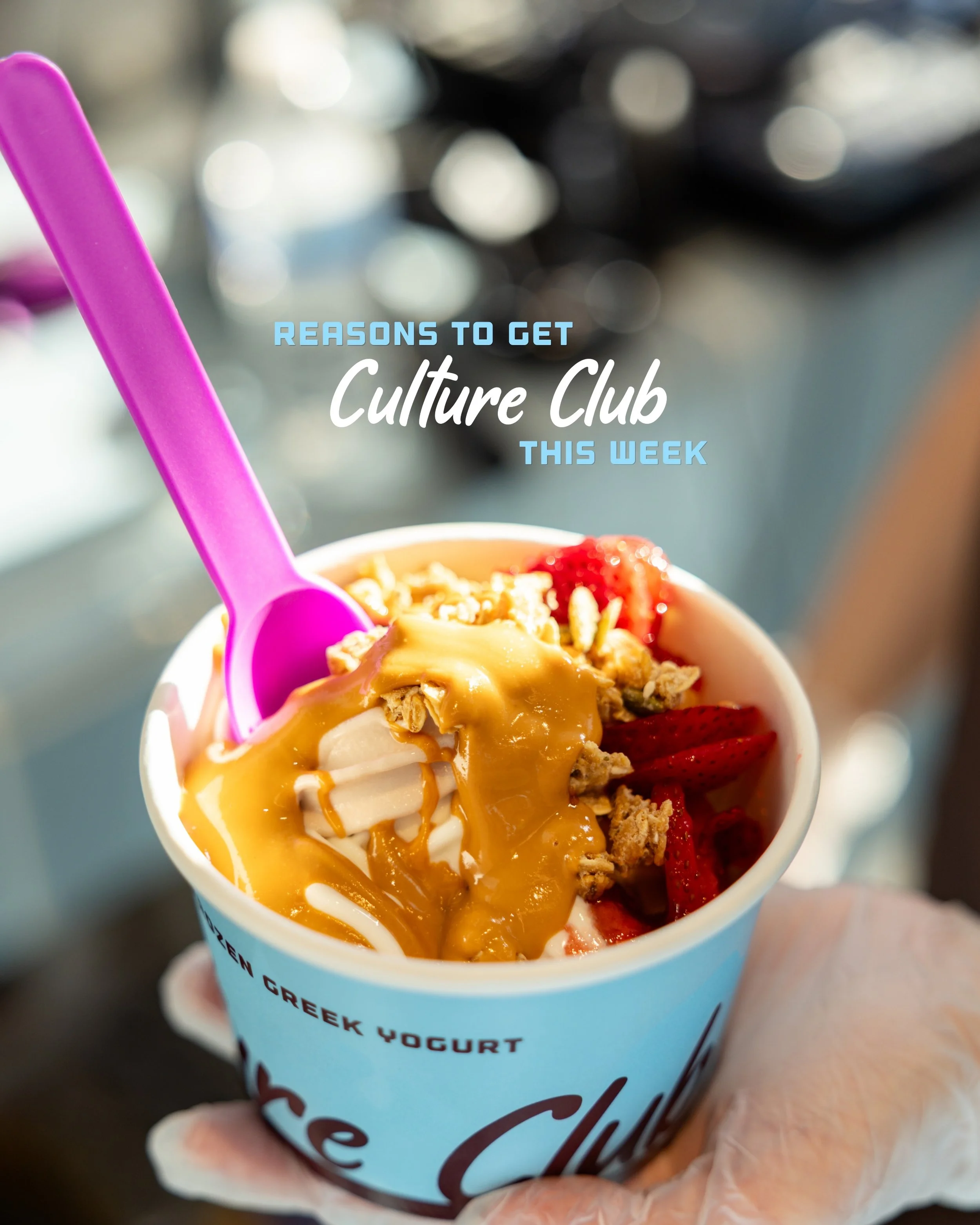 it&rsquo;s 90&deg; ☀️ you need Greek frozen yogurt. Open 1-9pm!