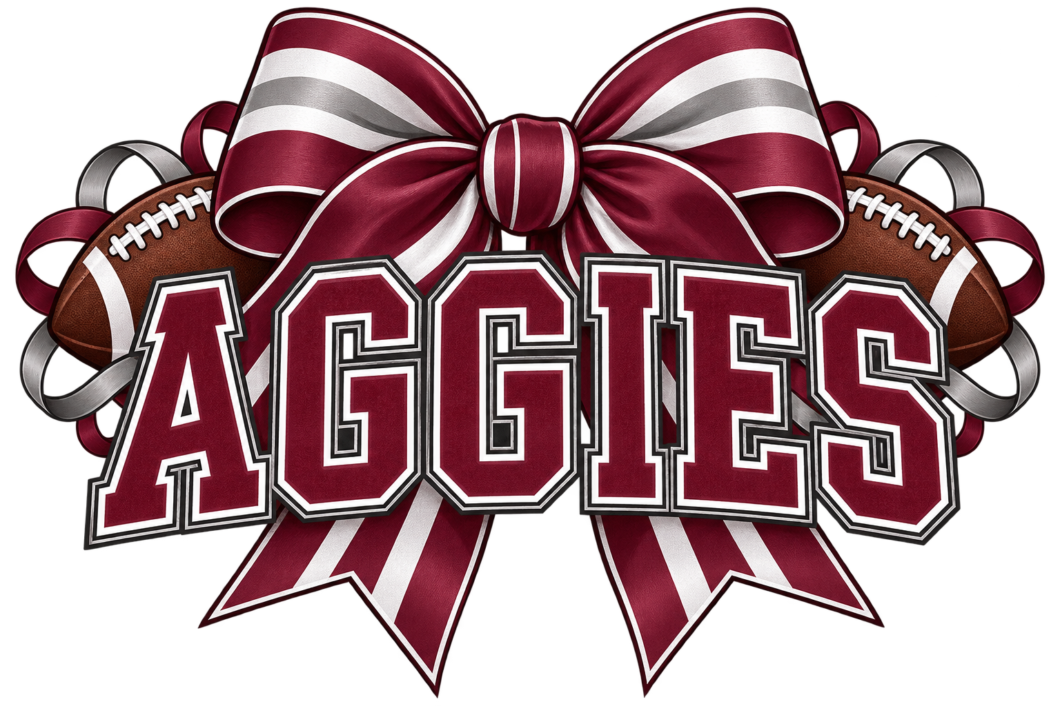 Aggies Football Tee