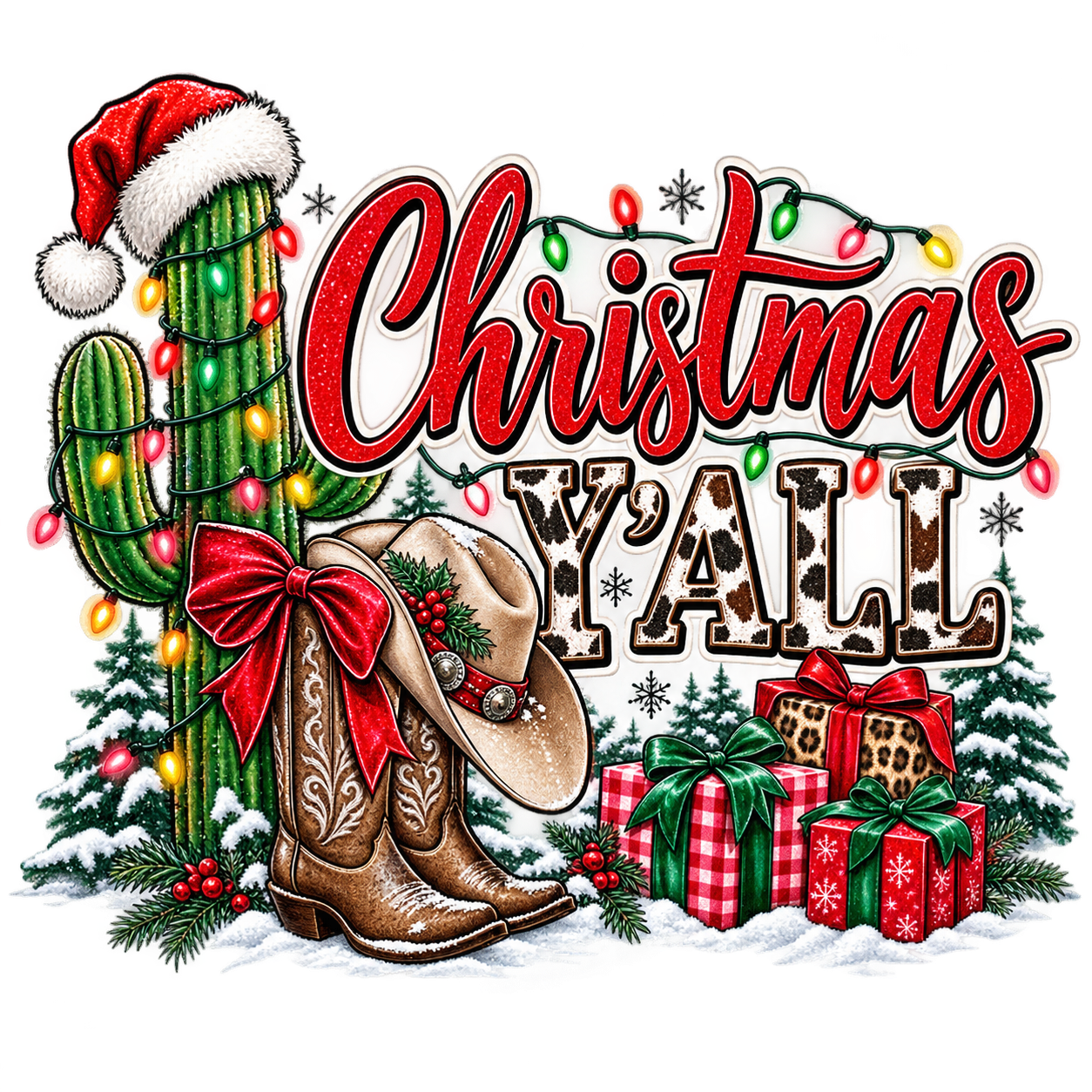 Christmas Y'all Tee