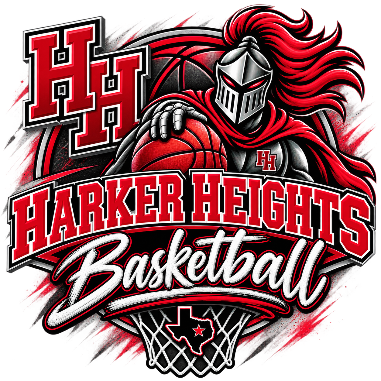 Harker Heights Basketball Tee