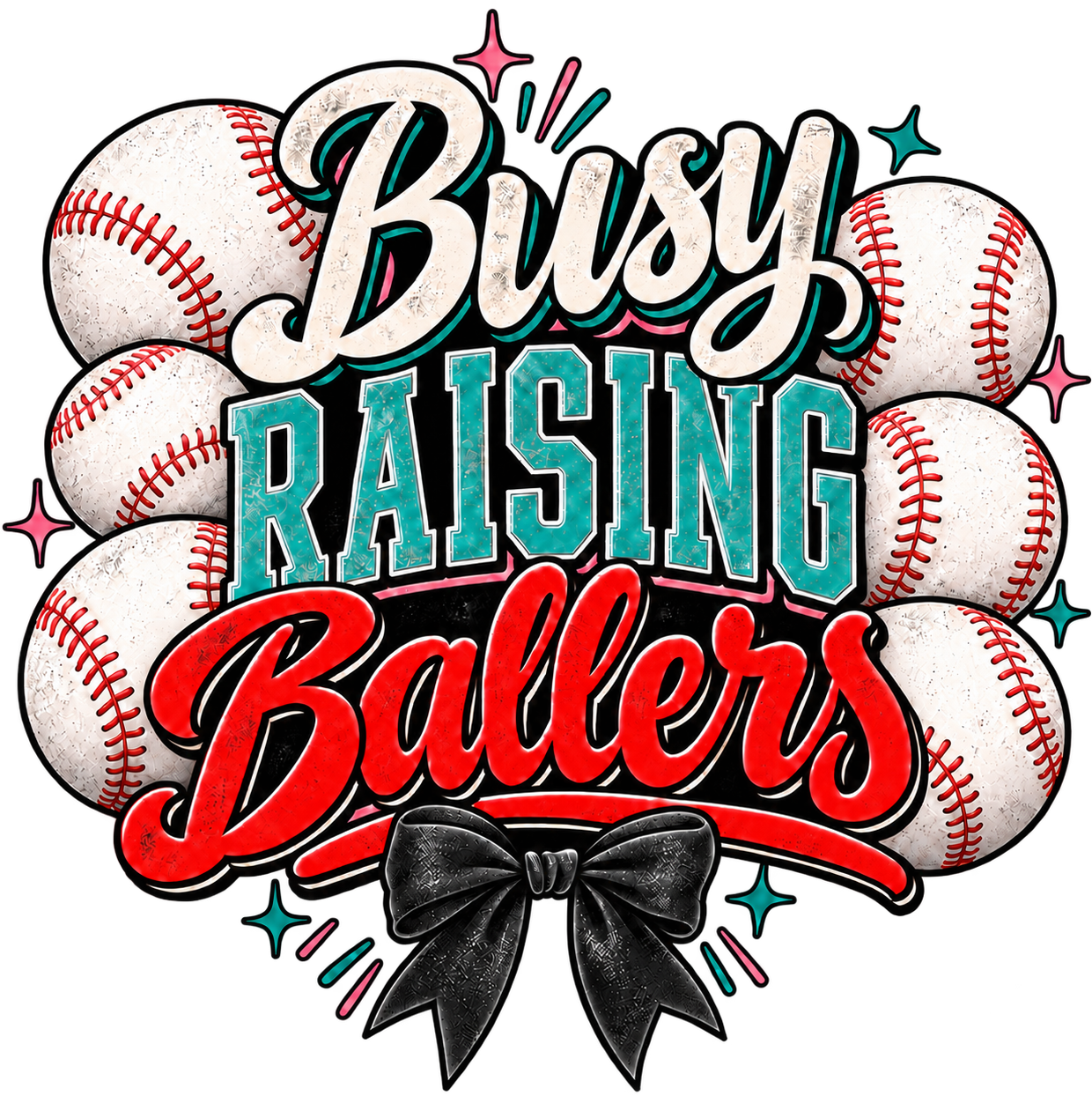 Busy Raising Ballers Tee
