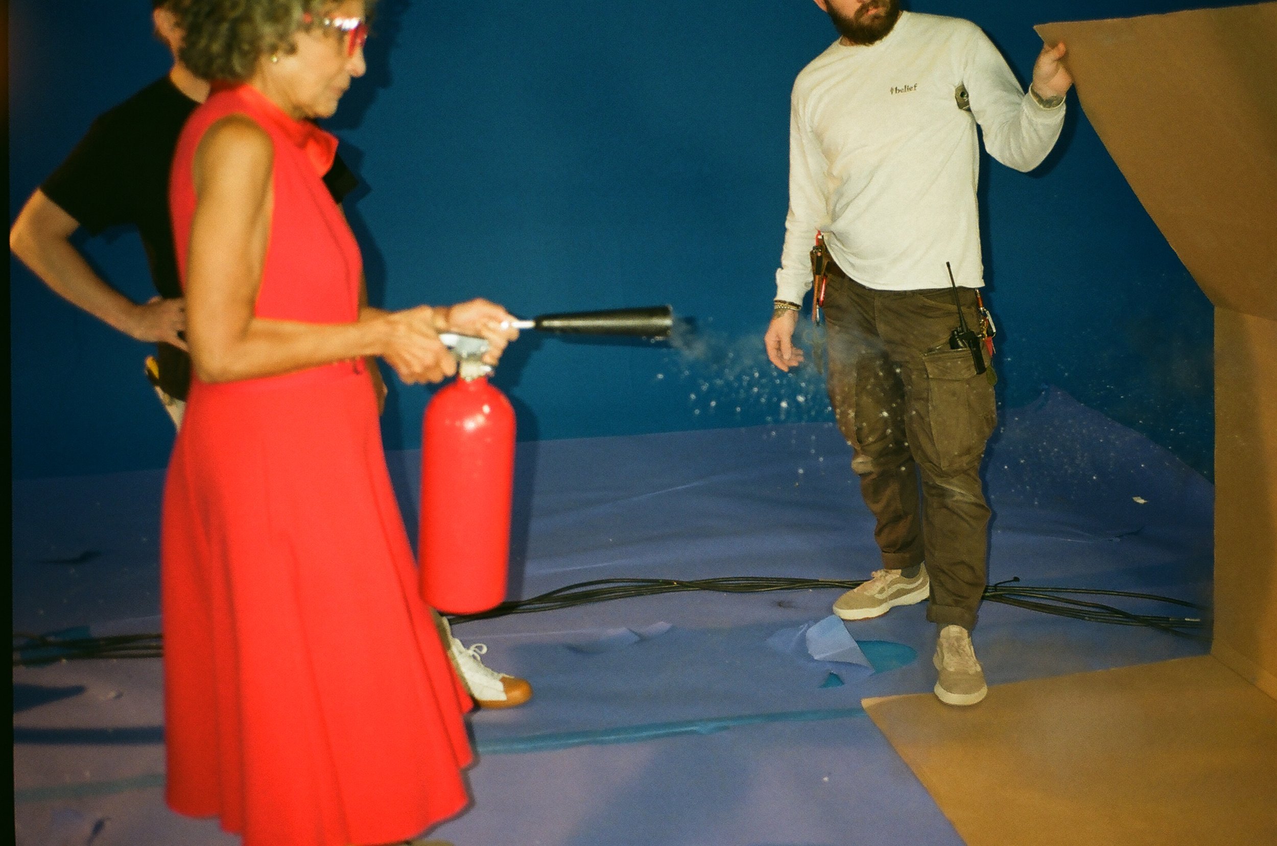 Creative direction and production still from Moderna Health campaign, led by NYC commercial director Annalise Yuri Murphy