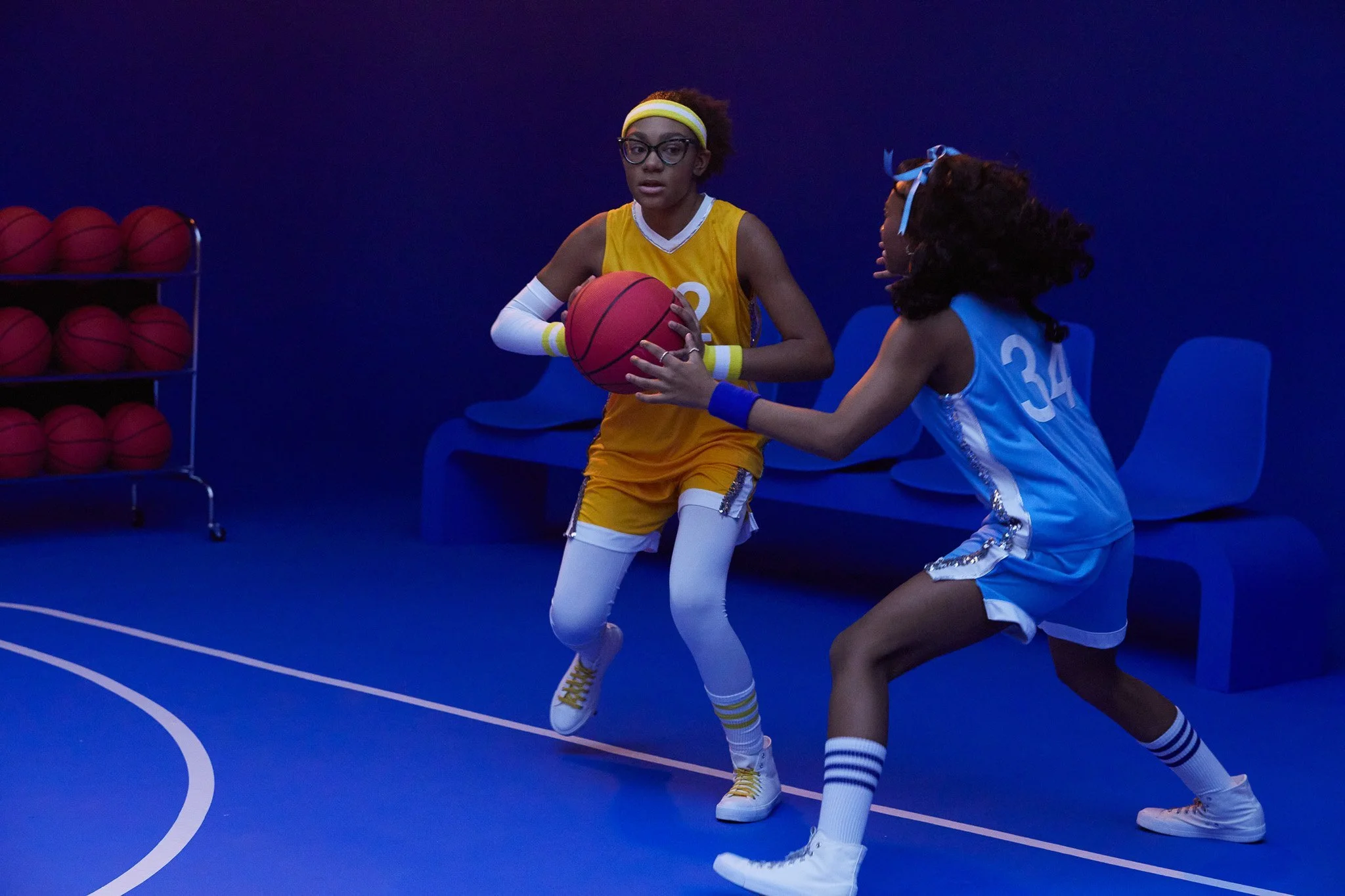 Creative direction and production still from Moderna Health campaign, led by NYC commercial director Annalise Yuri Murphy