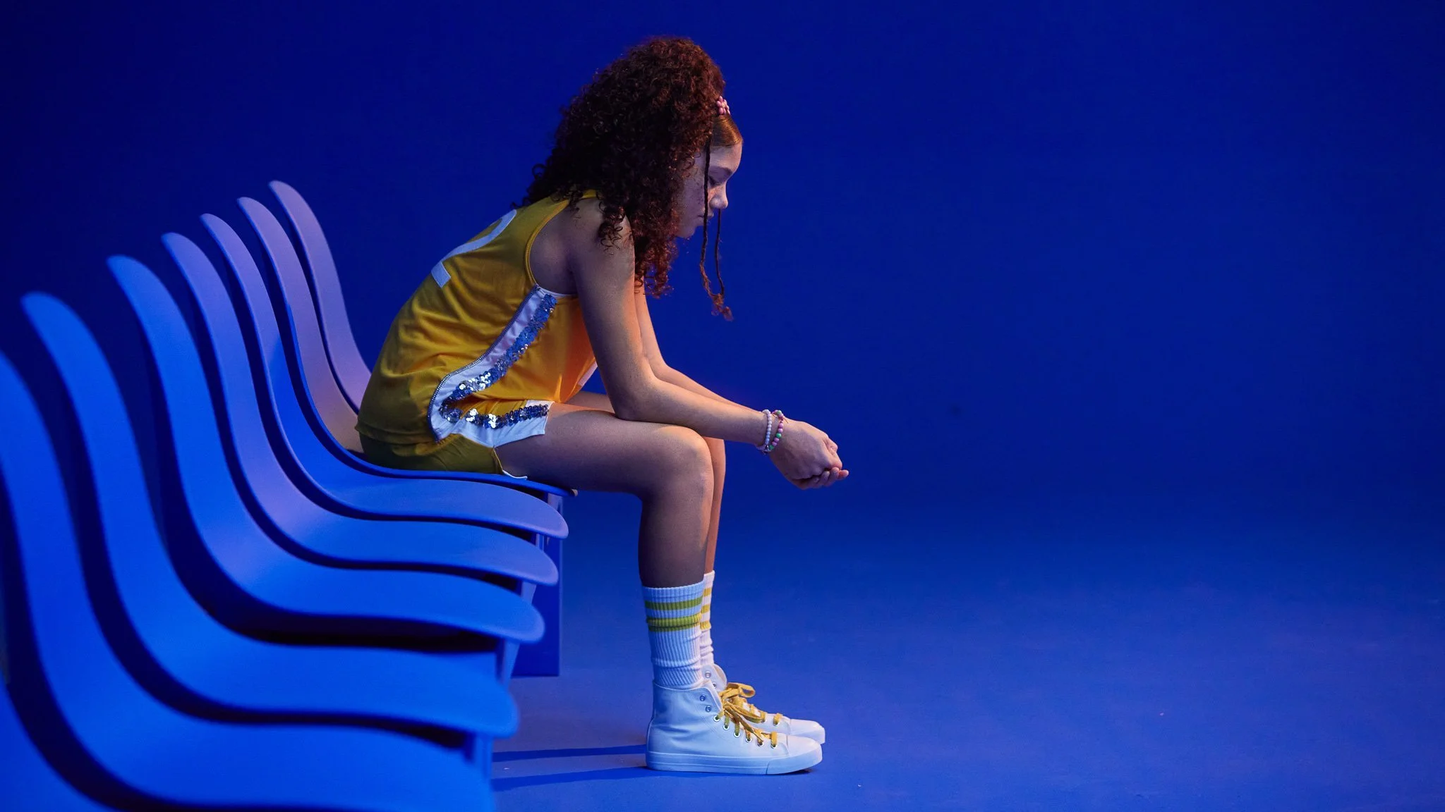 Creative direction and production still from Moderna Health campaign, led by NYC commercial director Annalise Yuri Murphy