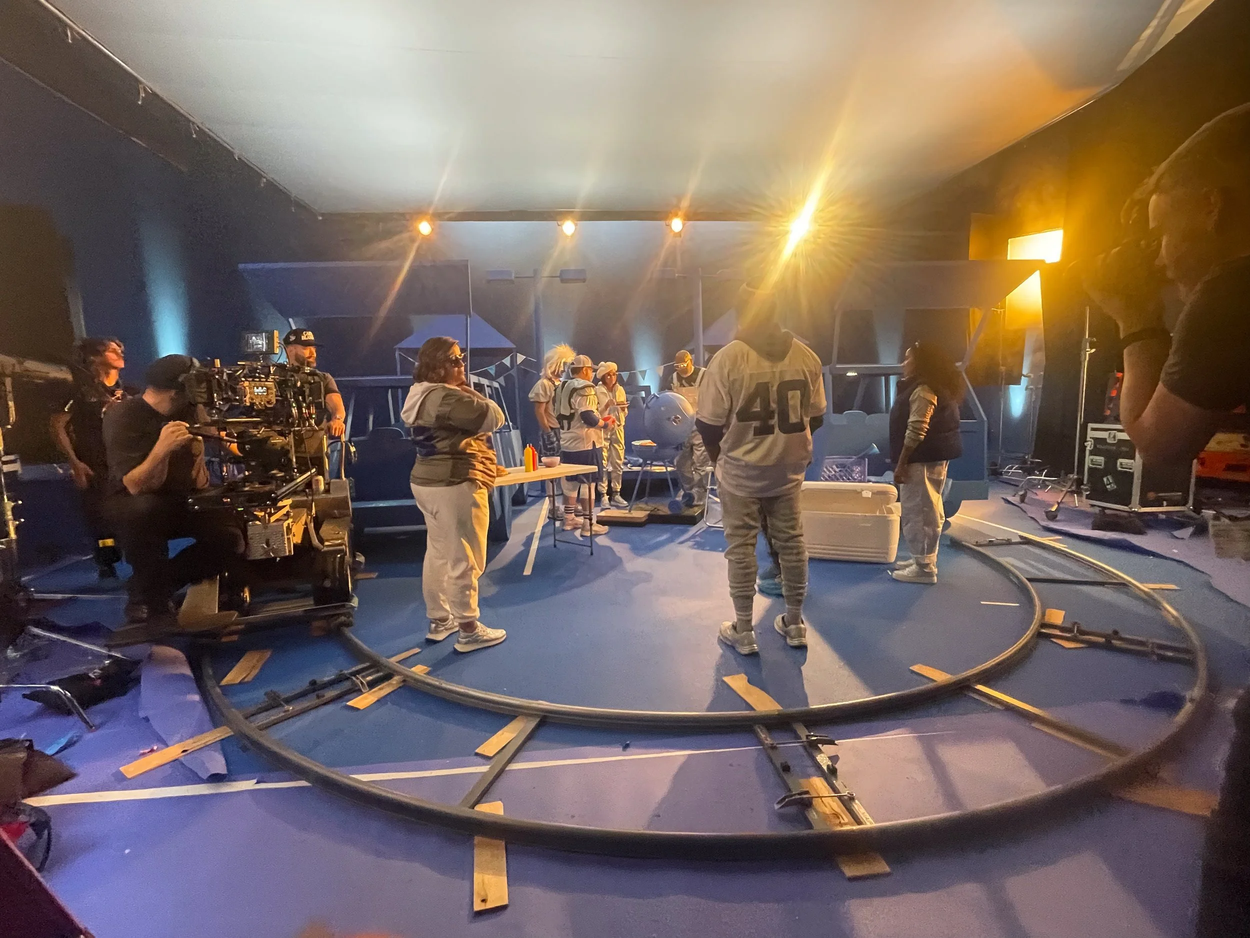 Behind the scenes of Moderna commercial shoot, directed by Annalise Yuri Murphy, Creative Director in New York City