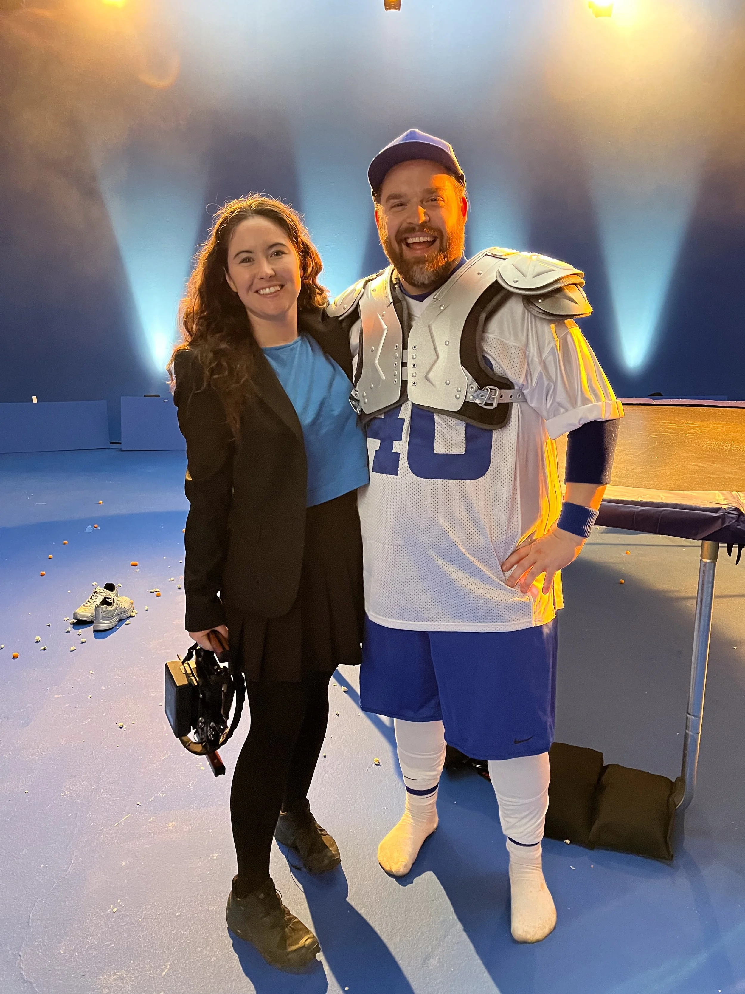 Behind the scenes of Moderna commercial shoot, directed by Annalise Yuri Murphy, Creative Director in New York City