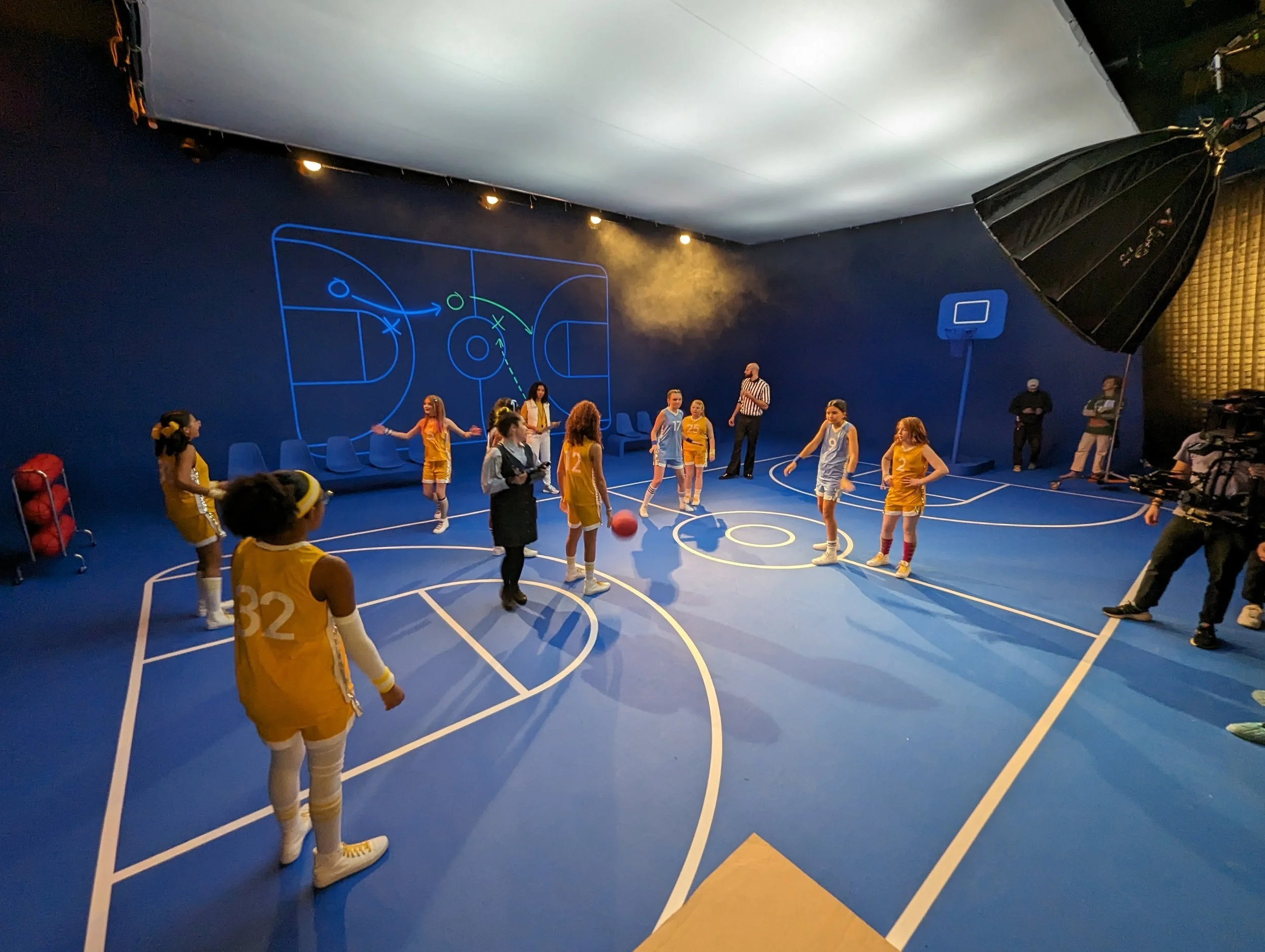 Behind the scenes of Moderna commercial shoot, directed by Annalise Yuri Murphy, Creative Director in New York City