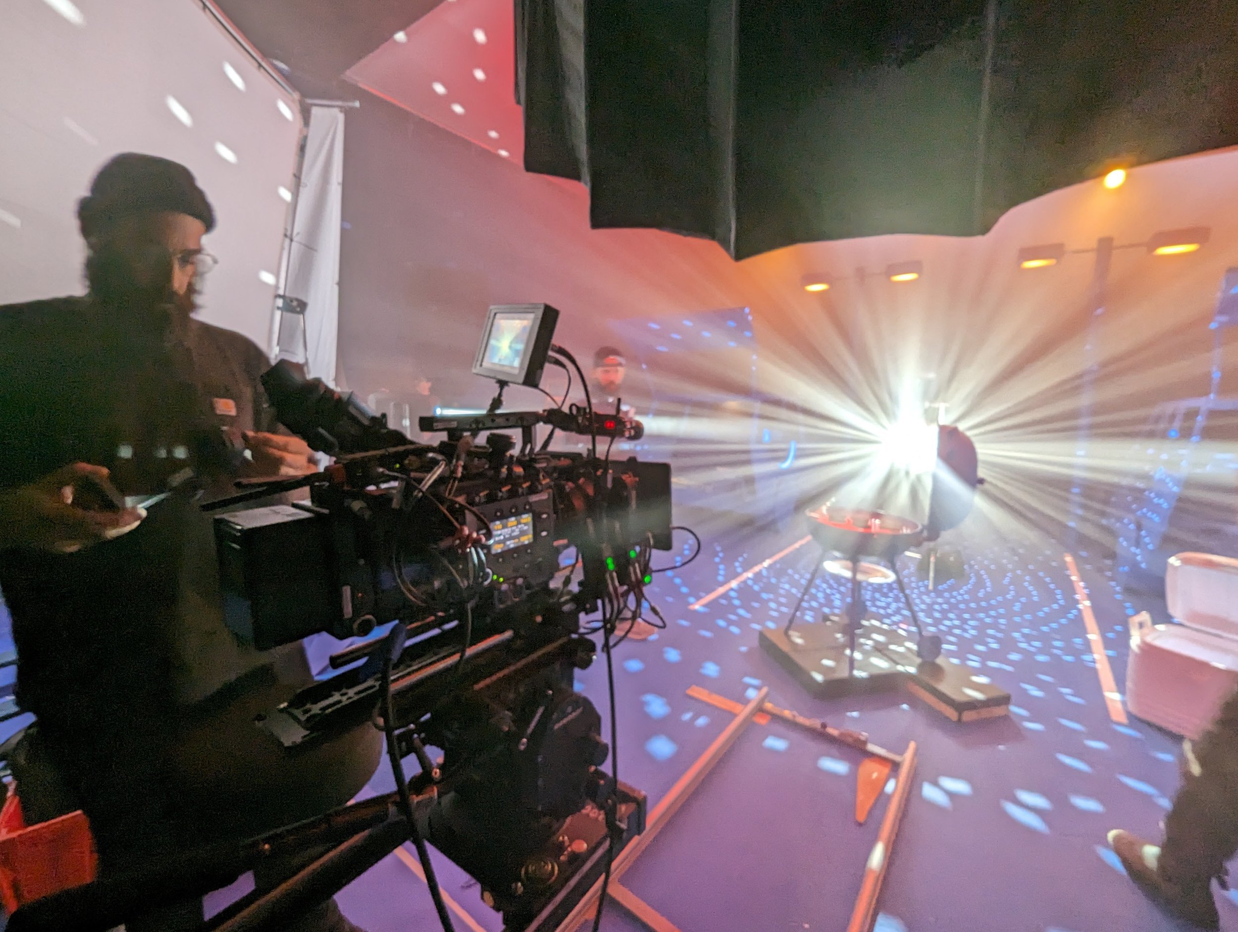 Behind the scenes of Moderna commercial shoot, directed by Annalise Yuri Murphy, Creative Director in New York City