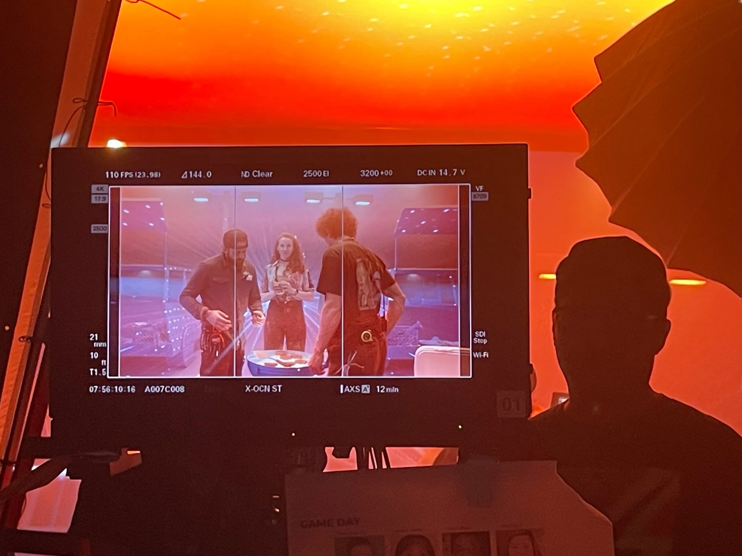 Behind the scenes of Moderna commercial shoot, directed by Annalise Yuri Murphy, Creative Director in New York City