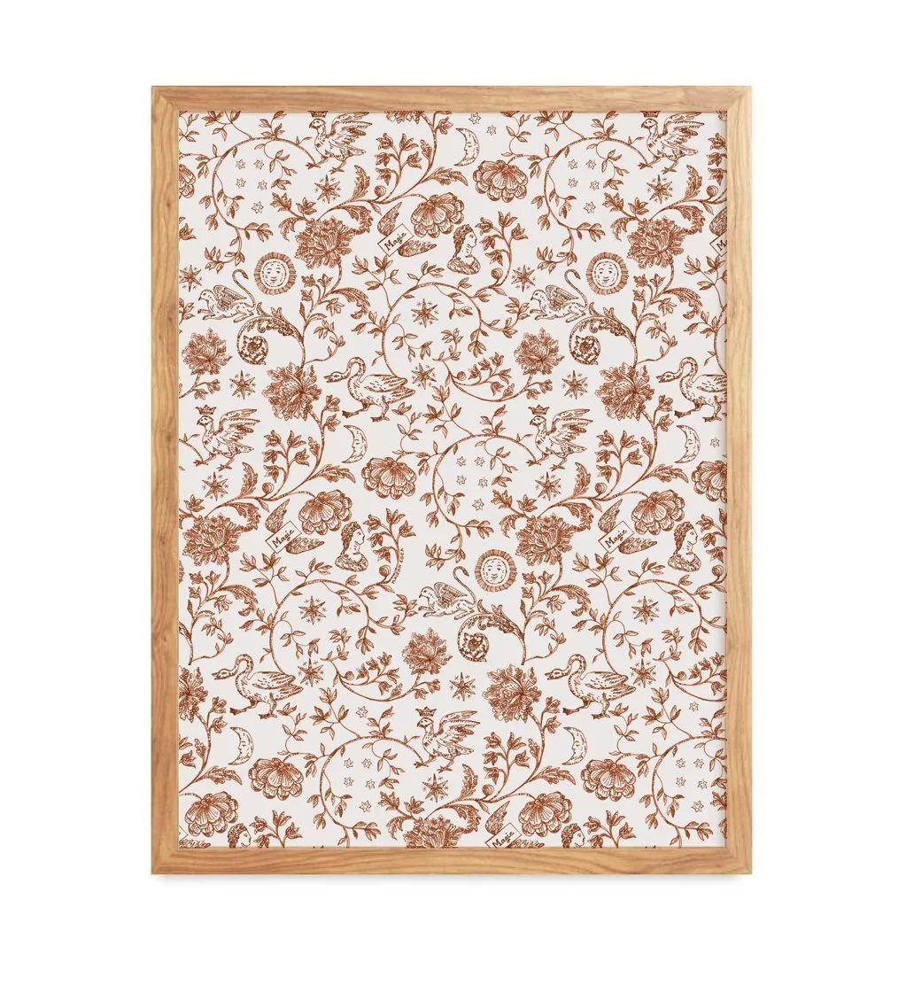 Terracotta Magic Toile Print